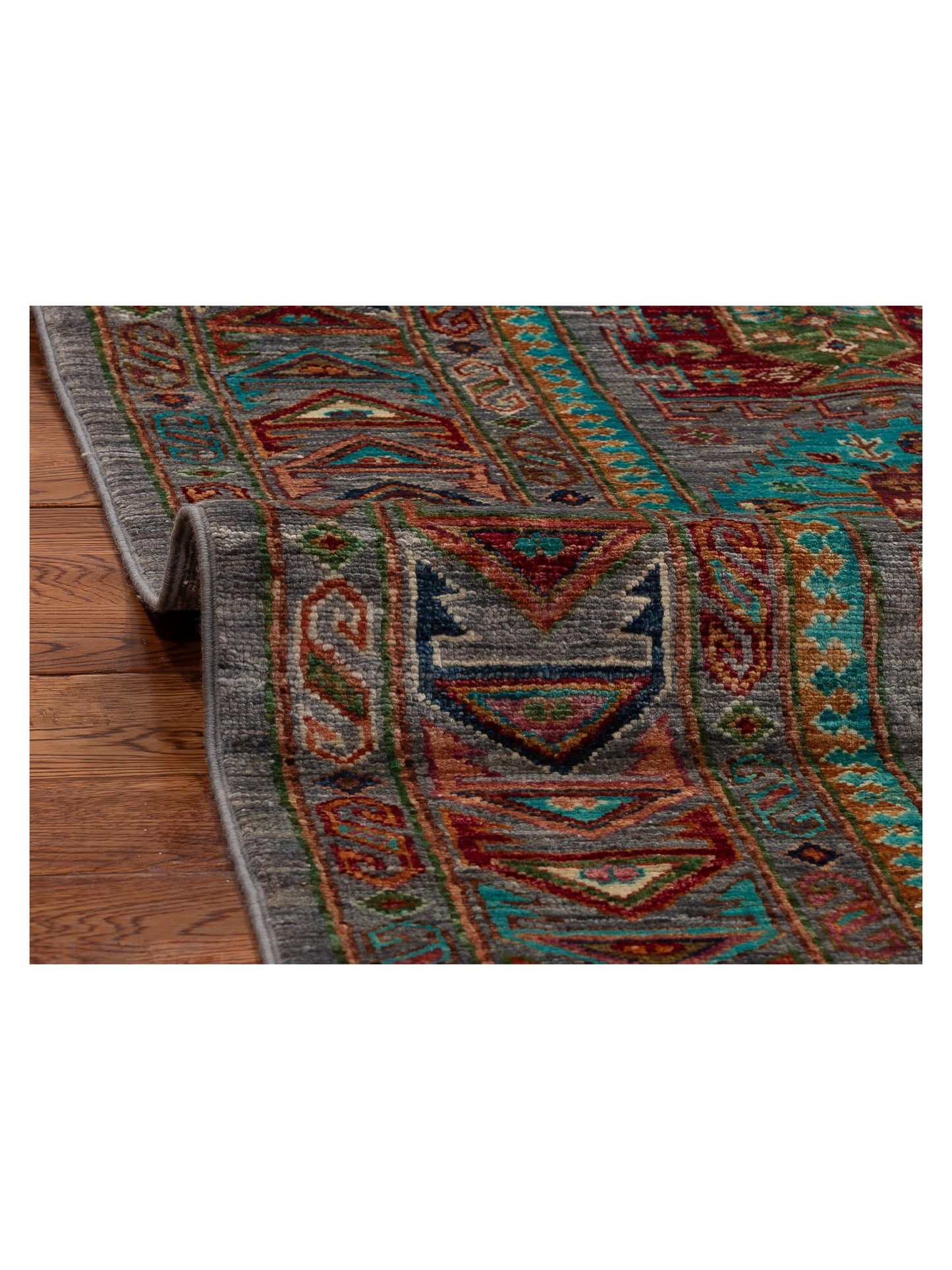 Sultan 152335 Gray Gray 4.10x6.7 Hand Knotted Rug