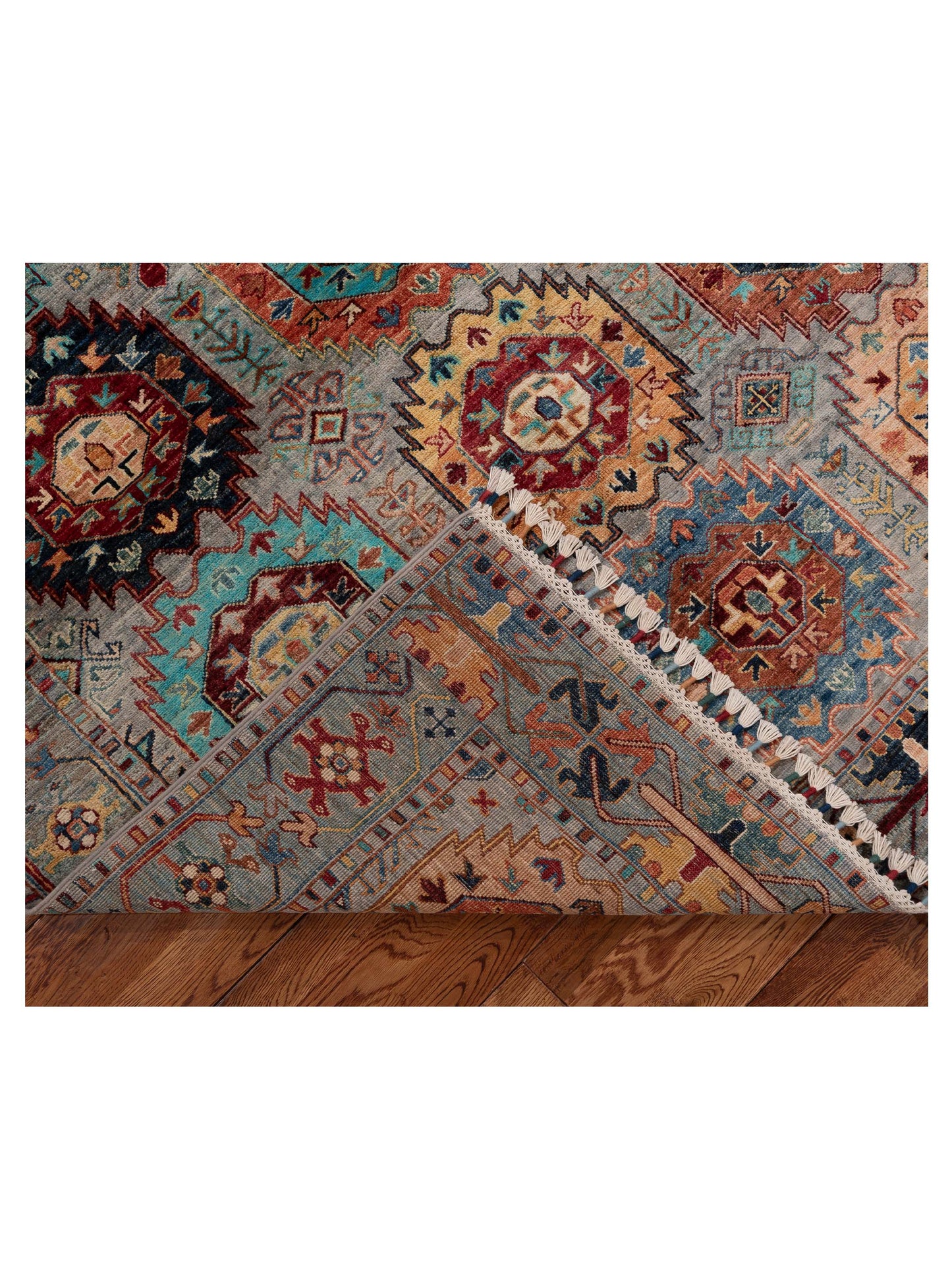 Sultan 152337 Gray 5.2x6.11 Hand Knotted Rug