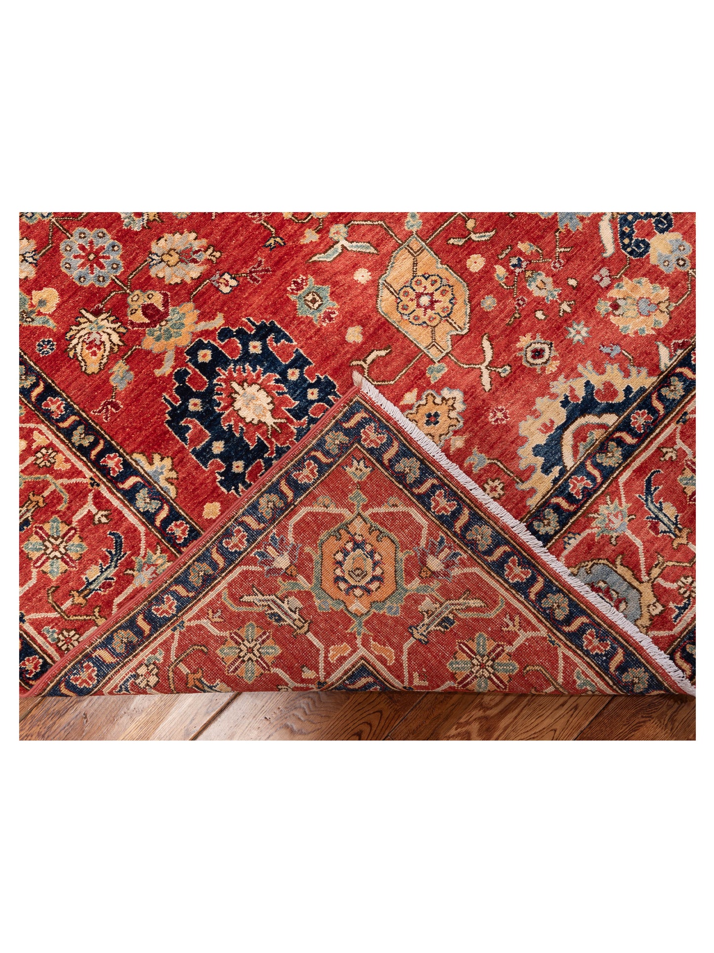Sultan 152340 Red Red 8x9.9 Hand Knotted Rug