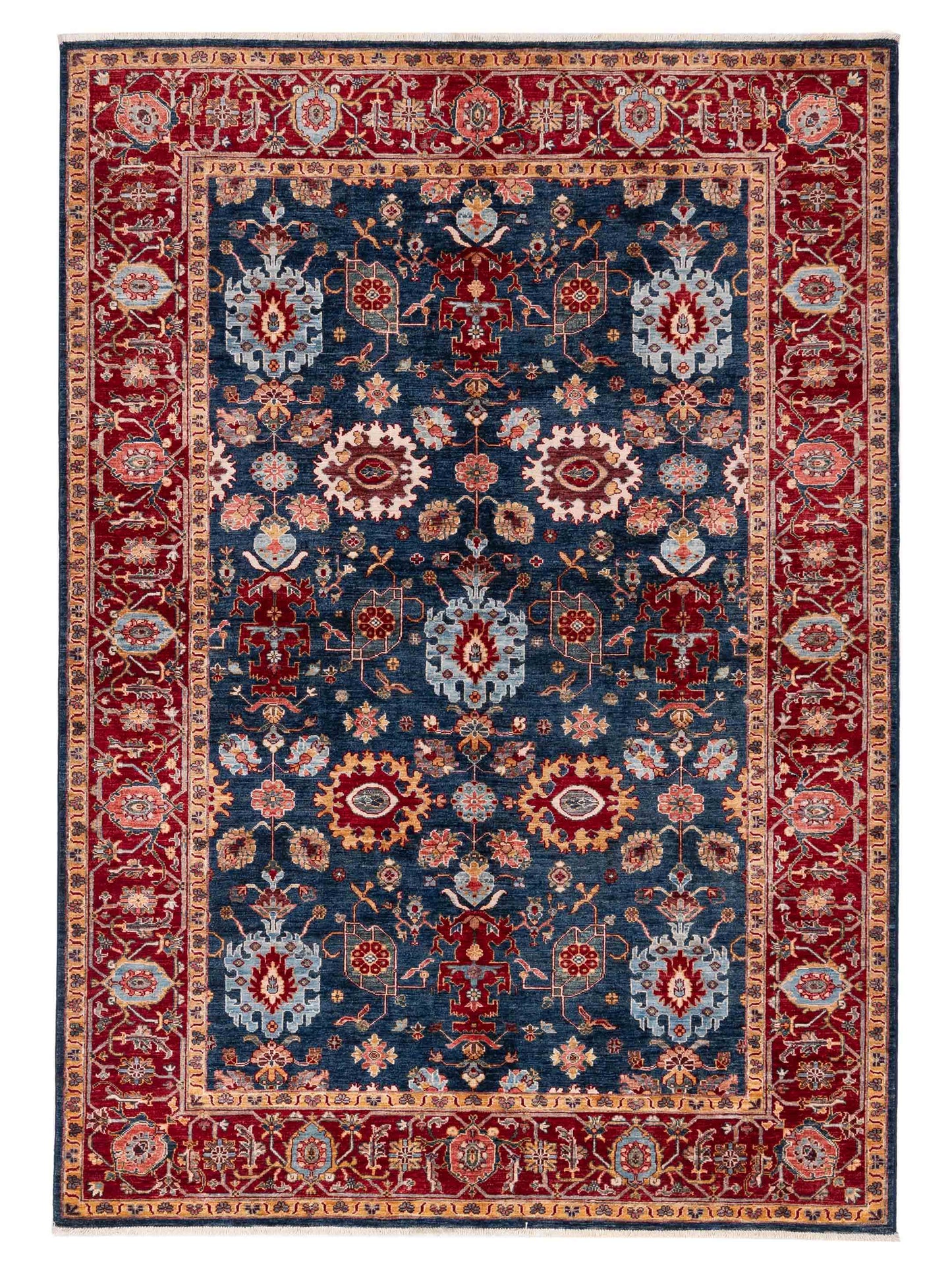 Pasha Sultan Dark Blue Red Traditional