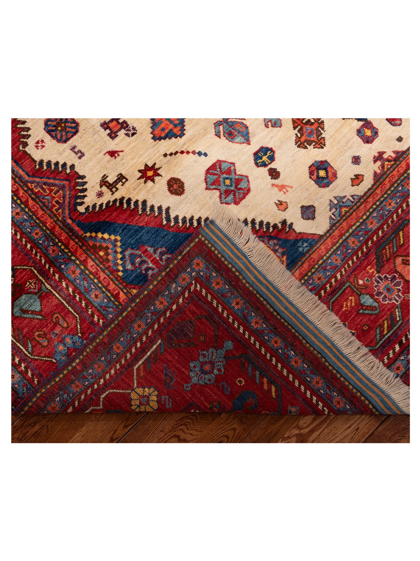 Kars 152372 Multi Multi 8.2x9.7 Hand Knotted Rug