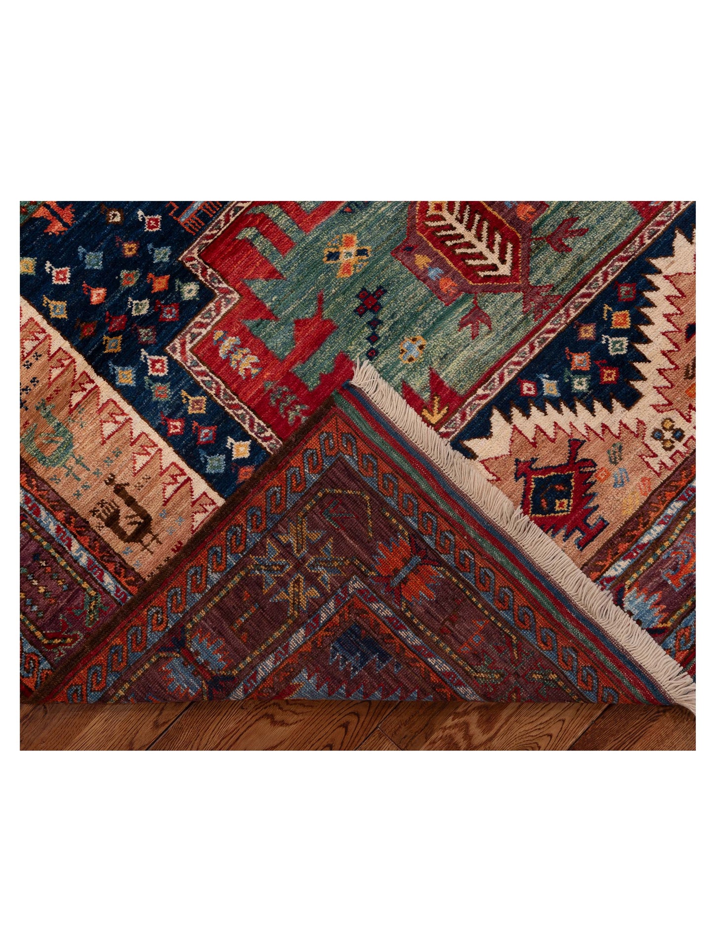 Kars 152386 Multi Multi 6.1x7.3 Hand Knotted Rug