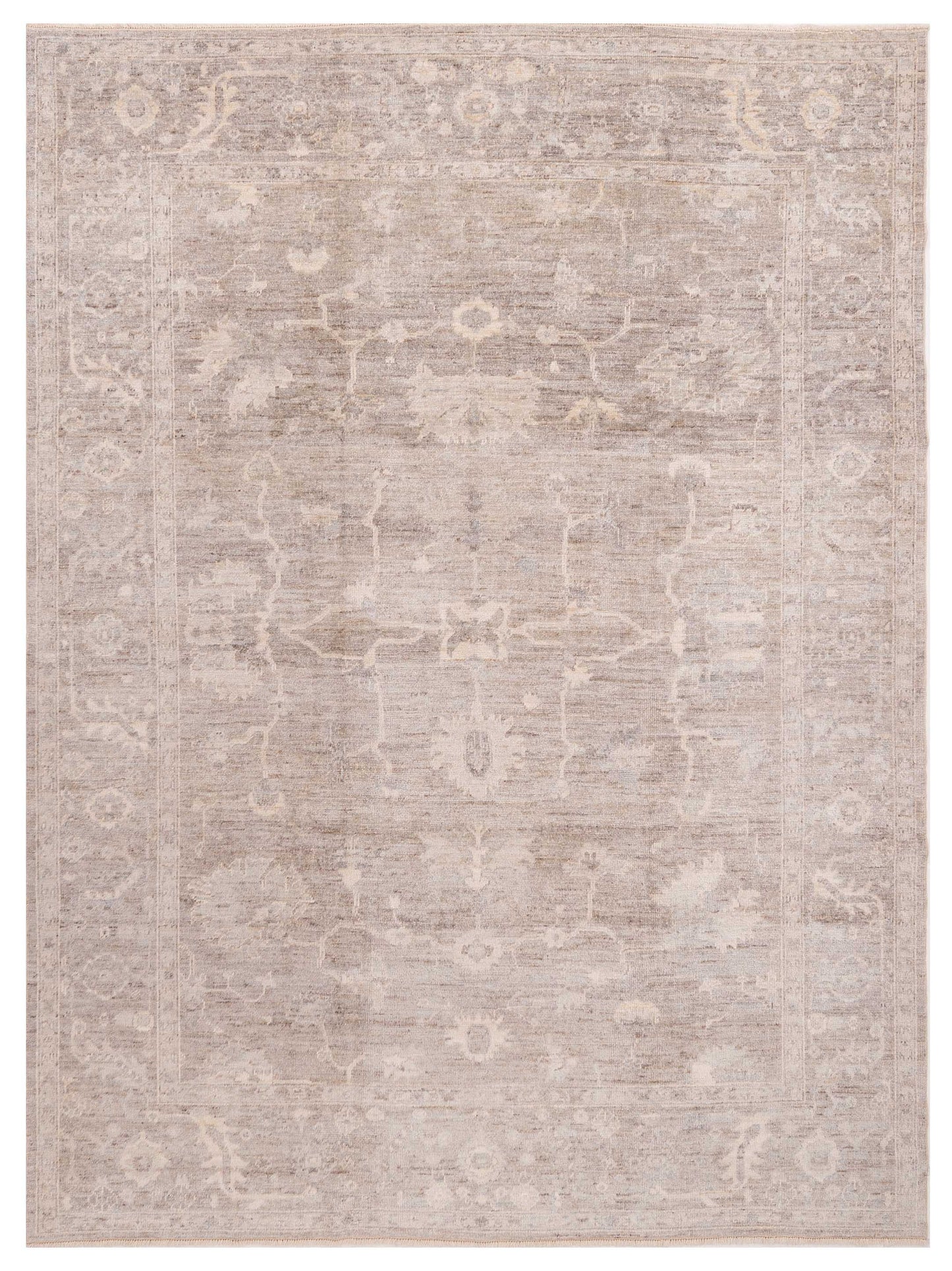 Anadol Angora Oushak Beige Beige Traditional