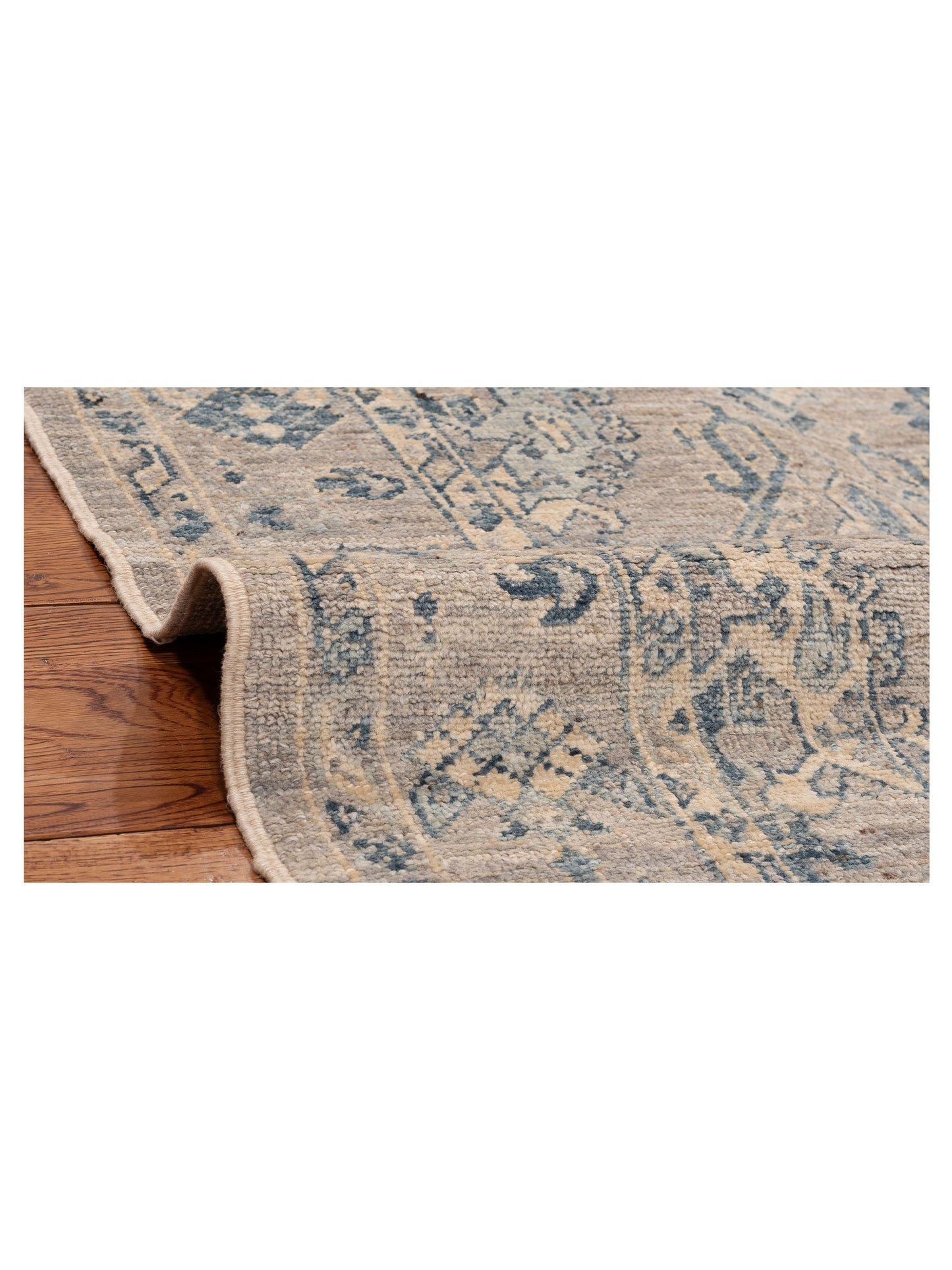 Angora Oushak 152463 Gray Gray 5.11x8.3 Hand Knotted Rug