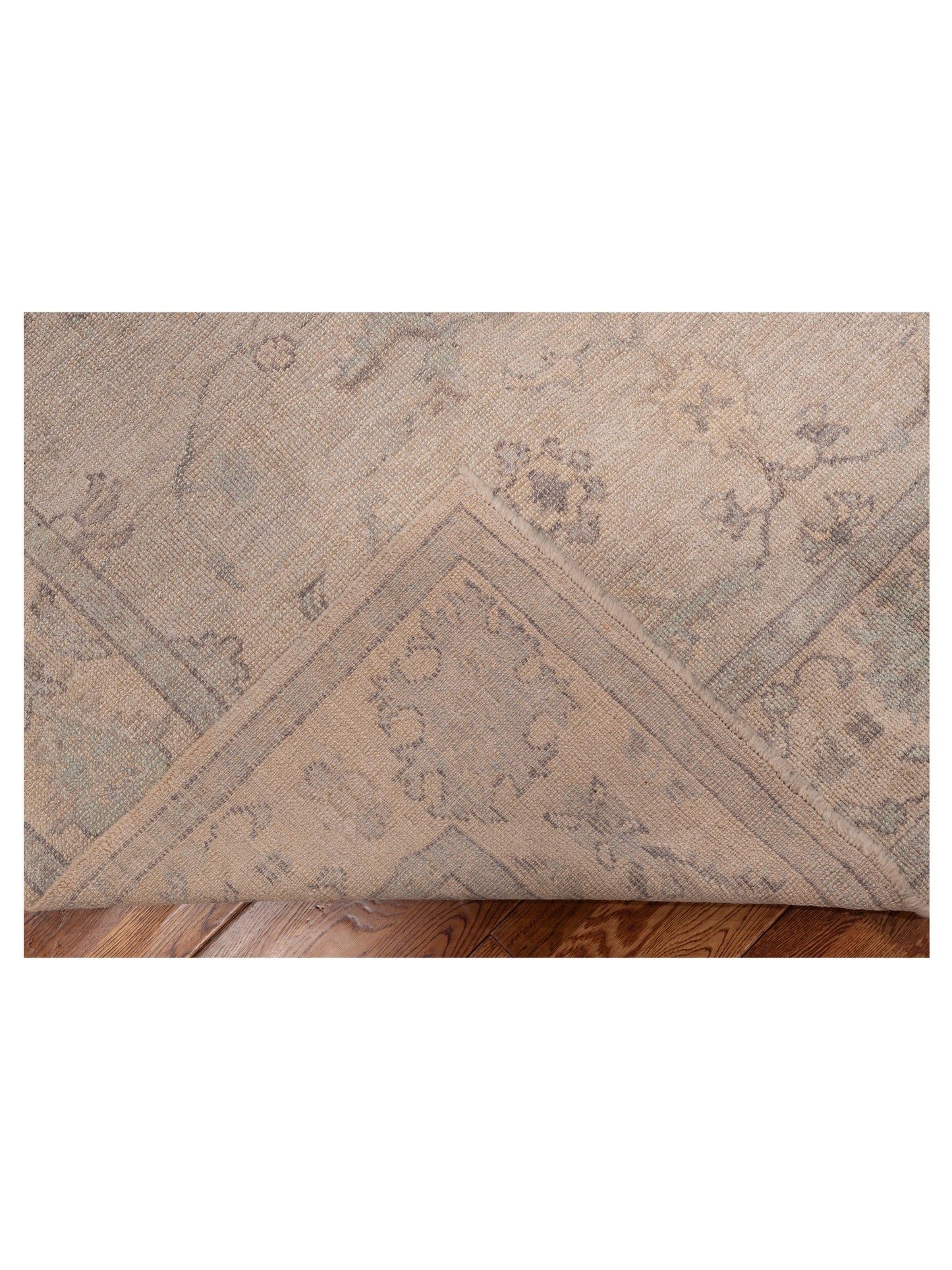 Angora Oushak 152464 Gray Gold 5.10x9 Hand Knotted Rug