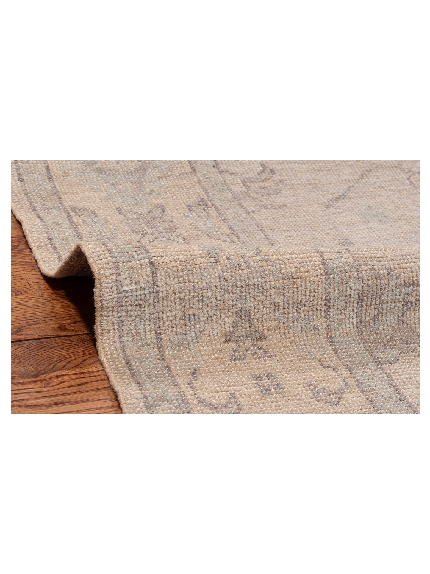 Angora Oushak 152464 Gray Gold 5.10x9 Hand Knotted Rug