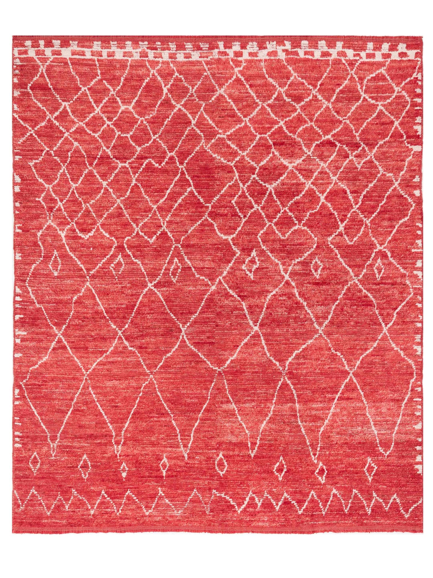 Pasha Berber Red Red Contemporary
