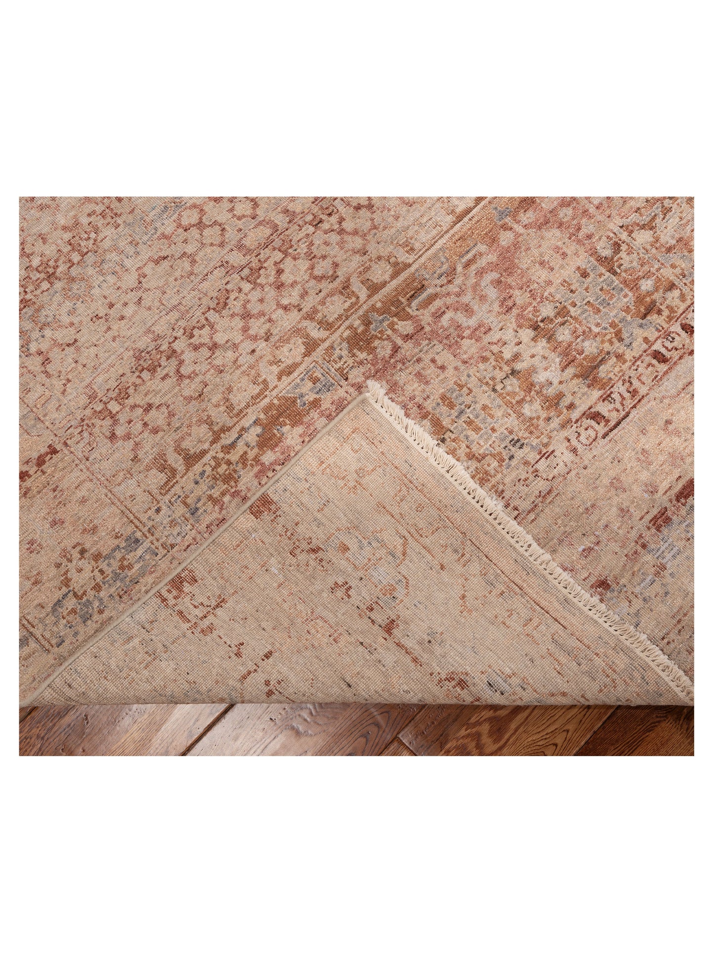 Vintage Revival 152518 Beige 9x11.11 Hand Knotted Rug