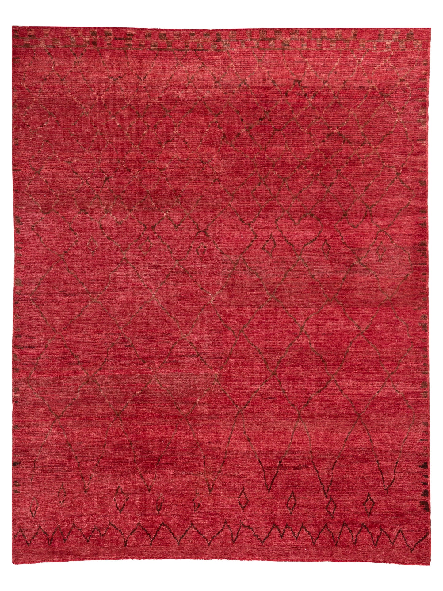 Pasha Berber Red Red Contemporary
