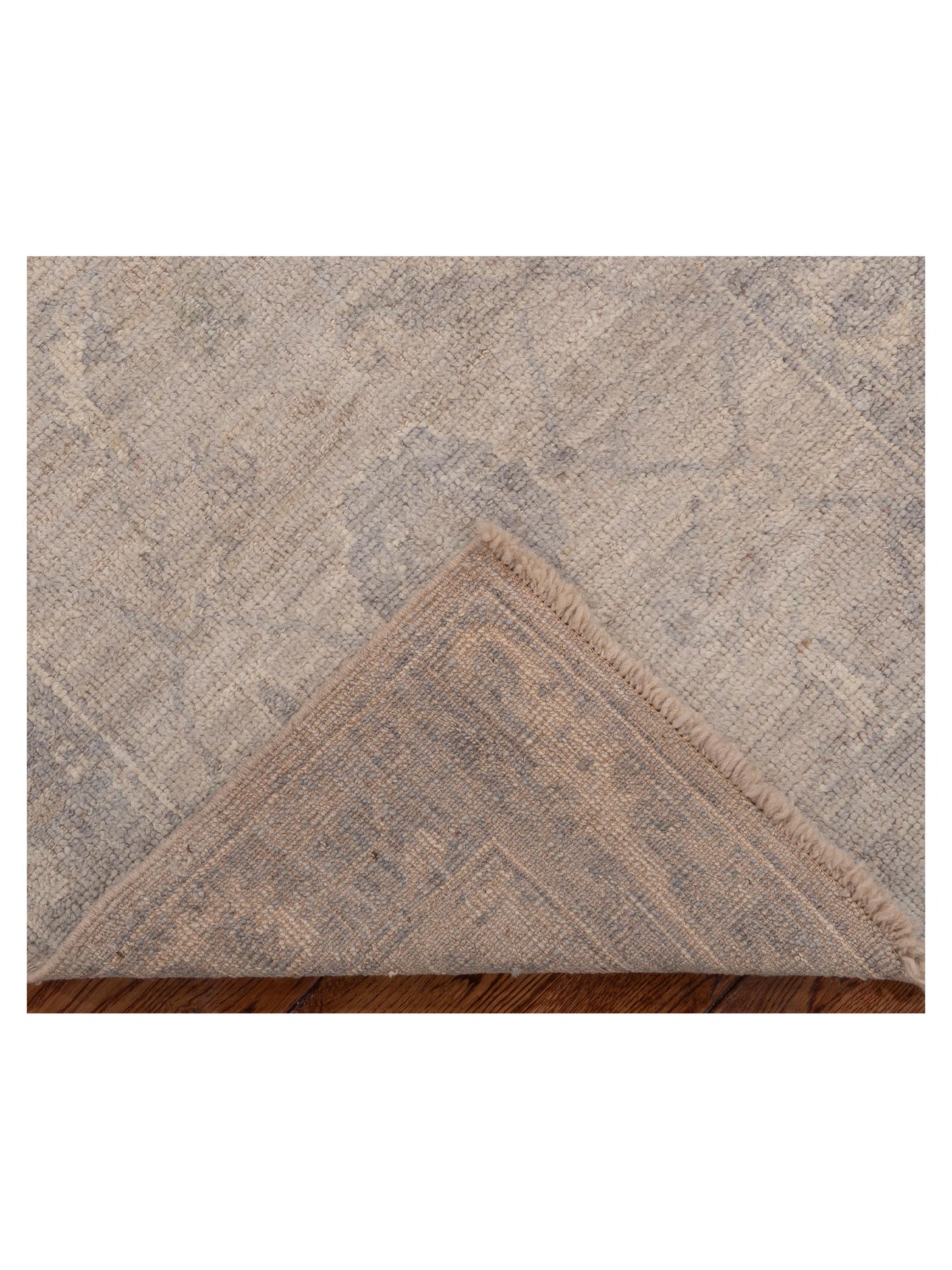 Angora Oushak 152645 Gray Gray 2.7x13.6 Hand Knotted Rug