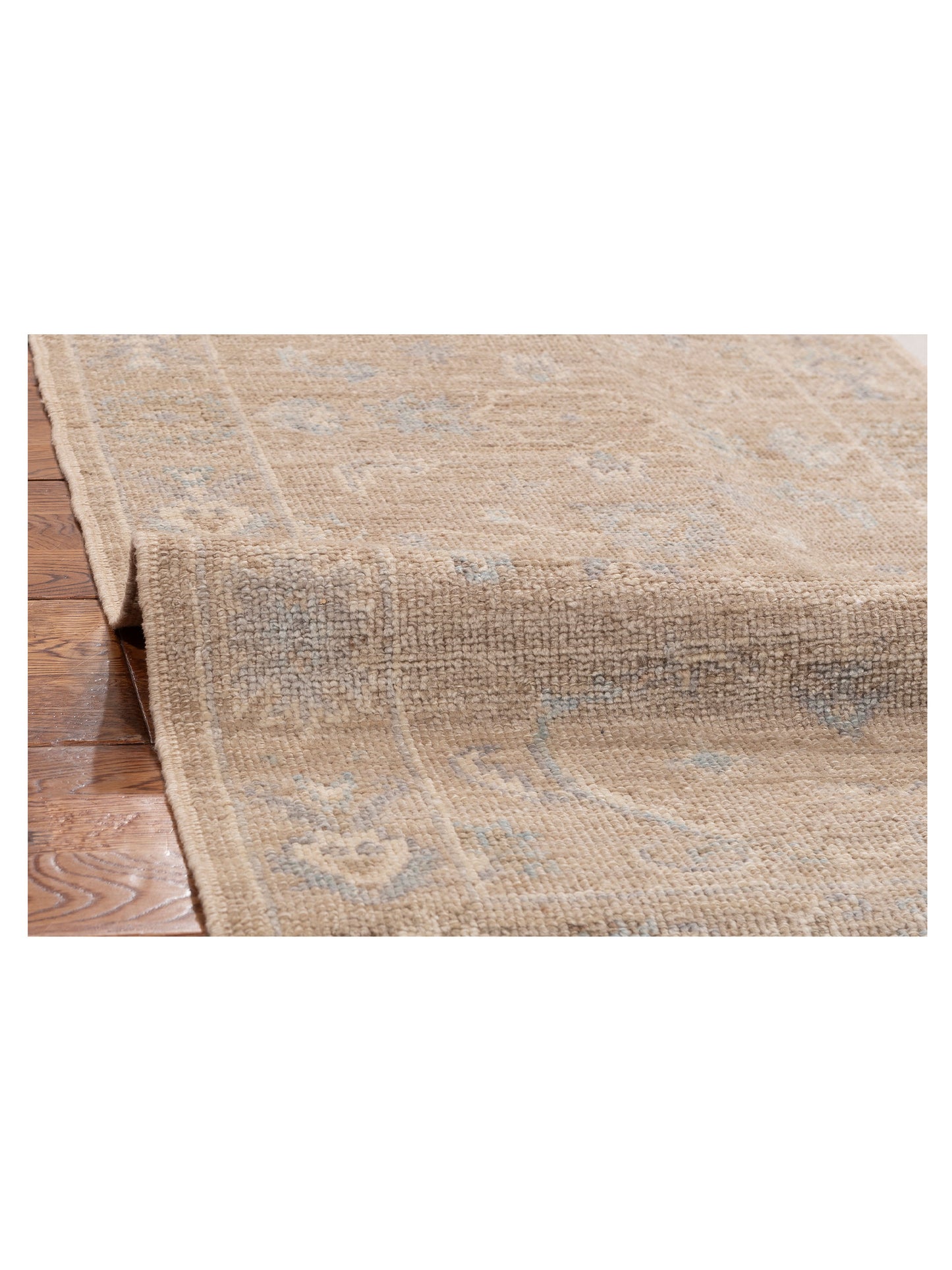 Angora Oushak 152657 Brown Brown 2.6x6.2 Hand Knotted Rug