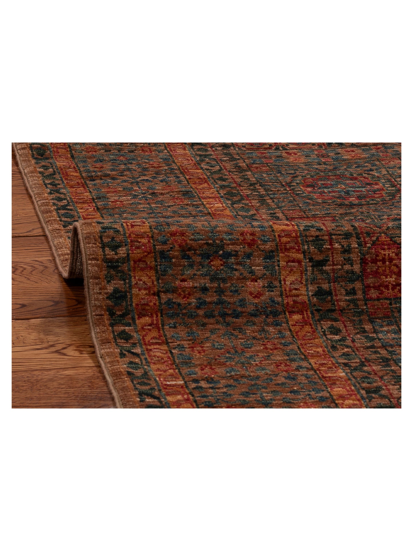 Super Mamluk 152671 Brown Brown 4.2x5.10 Hand Knotted Rug
