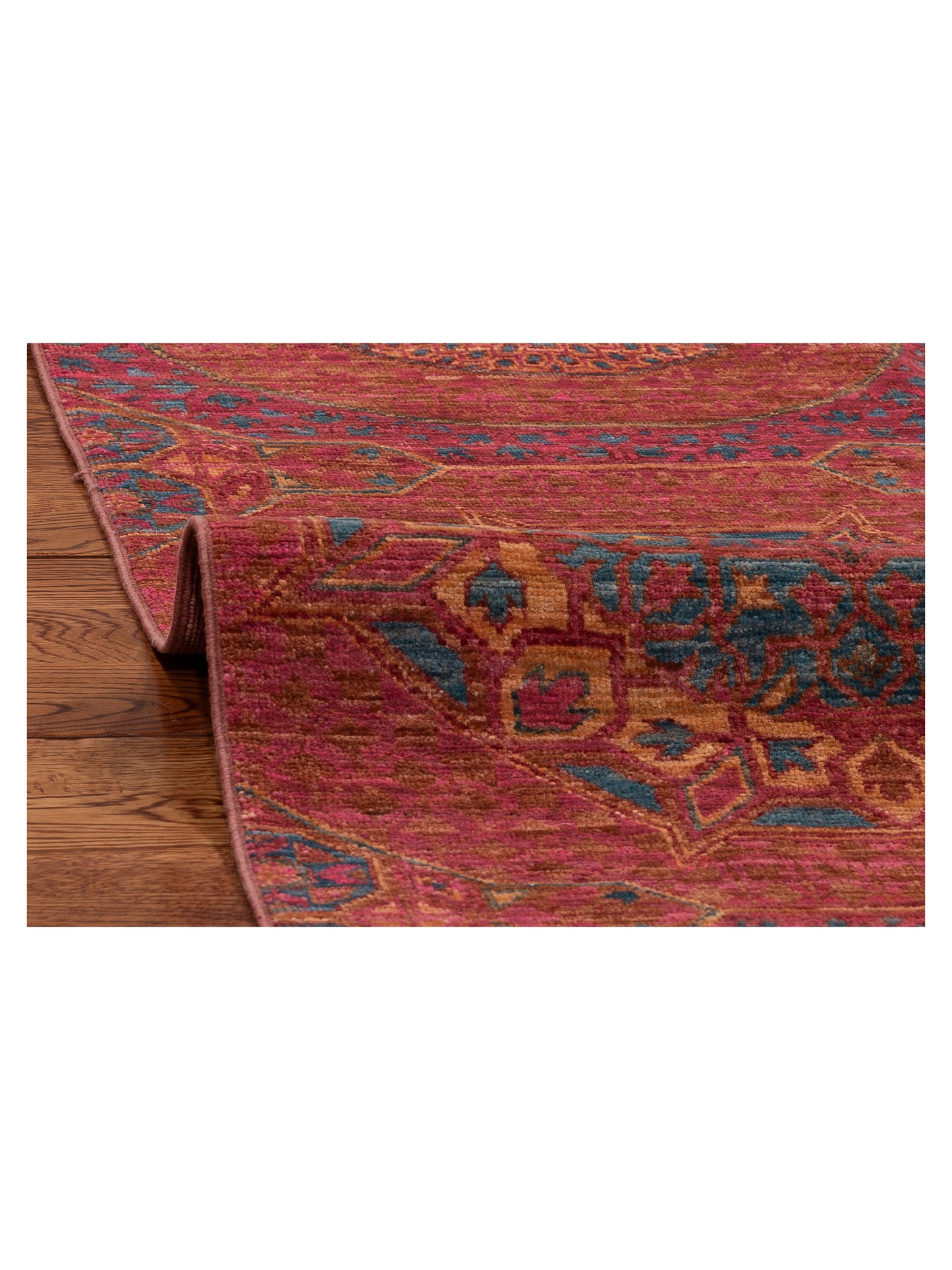 Super Mamluk 152691 Red Red 5.8x7.7 Hand Knotted Rug