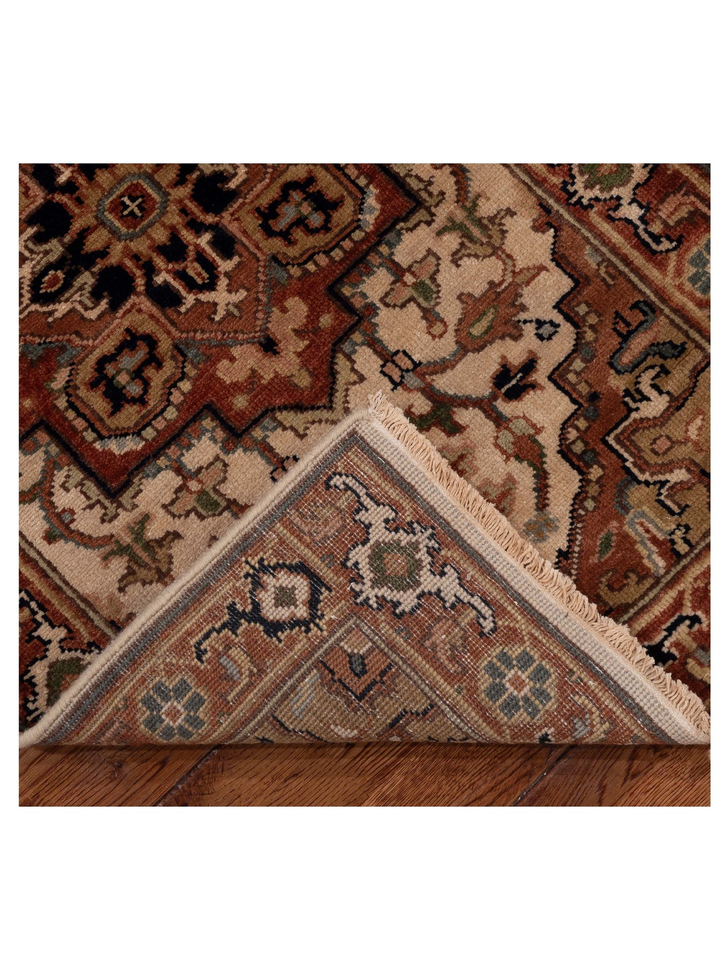 Royal 152731 Ivory Rust 2.6x9.6 Hand Knotted Rug