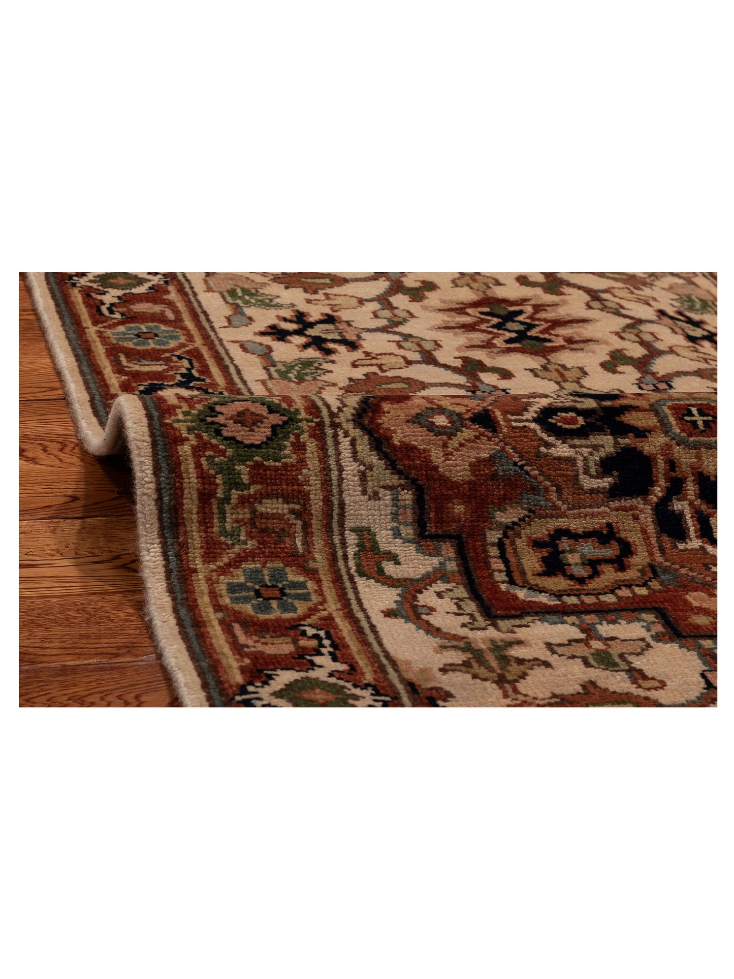 Royal 152731 Ivory Rust 2.6x9.6 Hand Knotted Rug