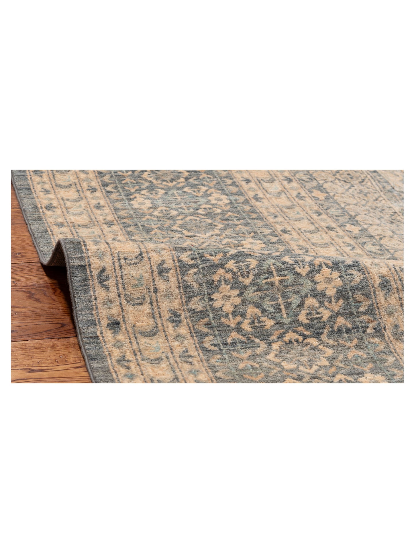 Mamluk 152781 Gray Gray 8.10x11.9 Hand Knotted Rug