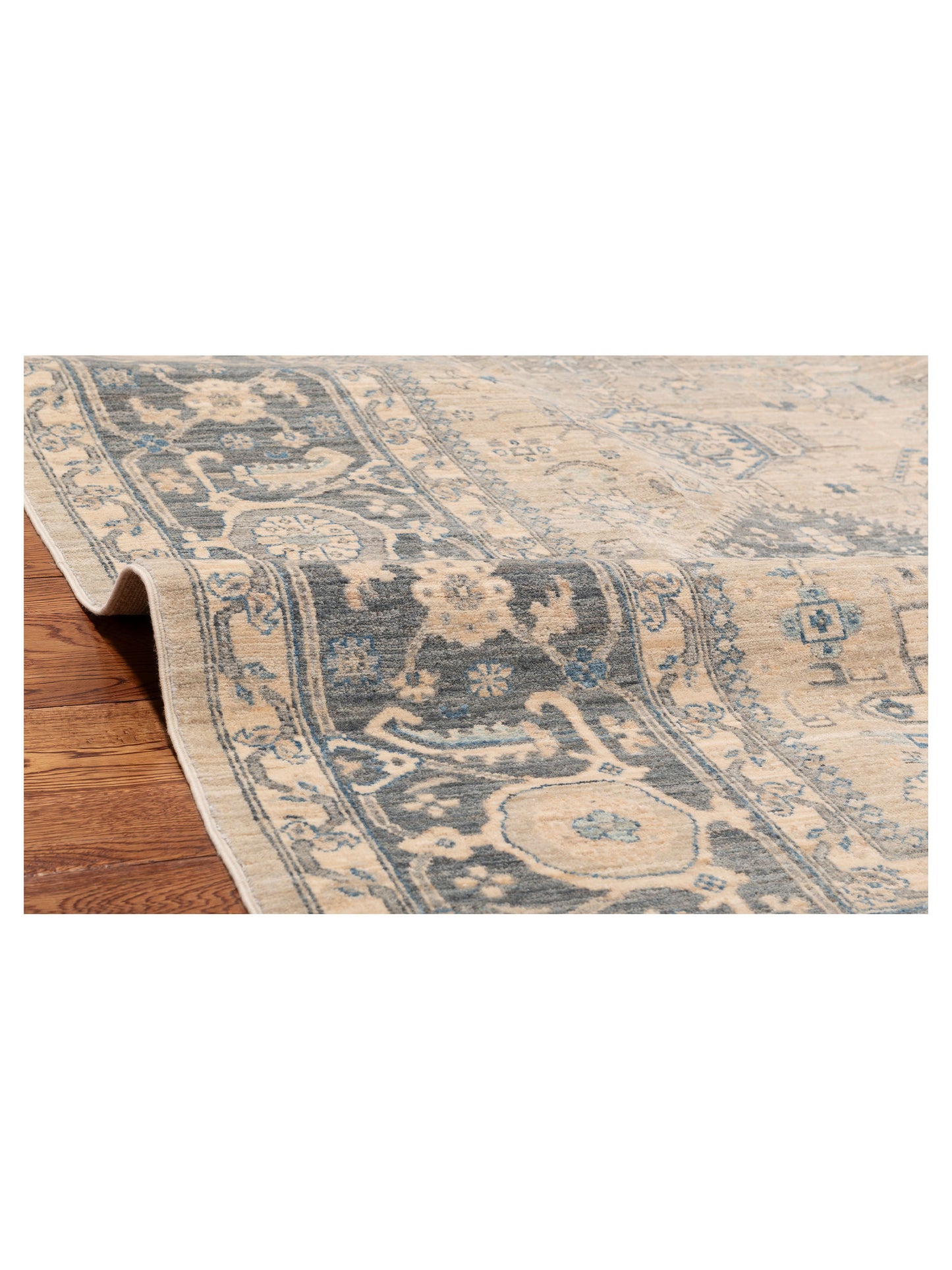 Mamluk 152784 Silver Gray 8.3x10.4 Hand Knotted Rug