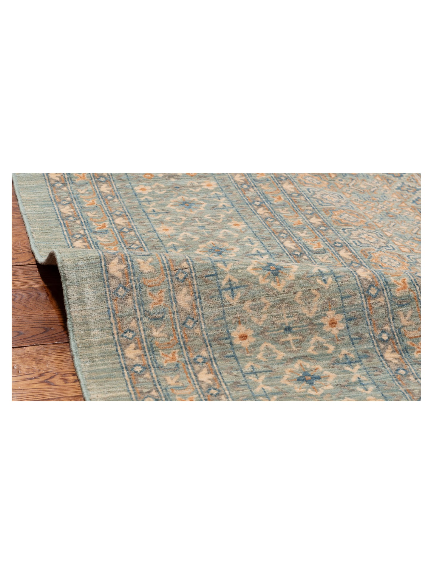 Super Mamluk 152791 Gray Gray 8.10x12.3 Hand Knotted Rug