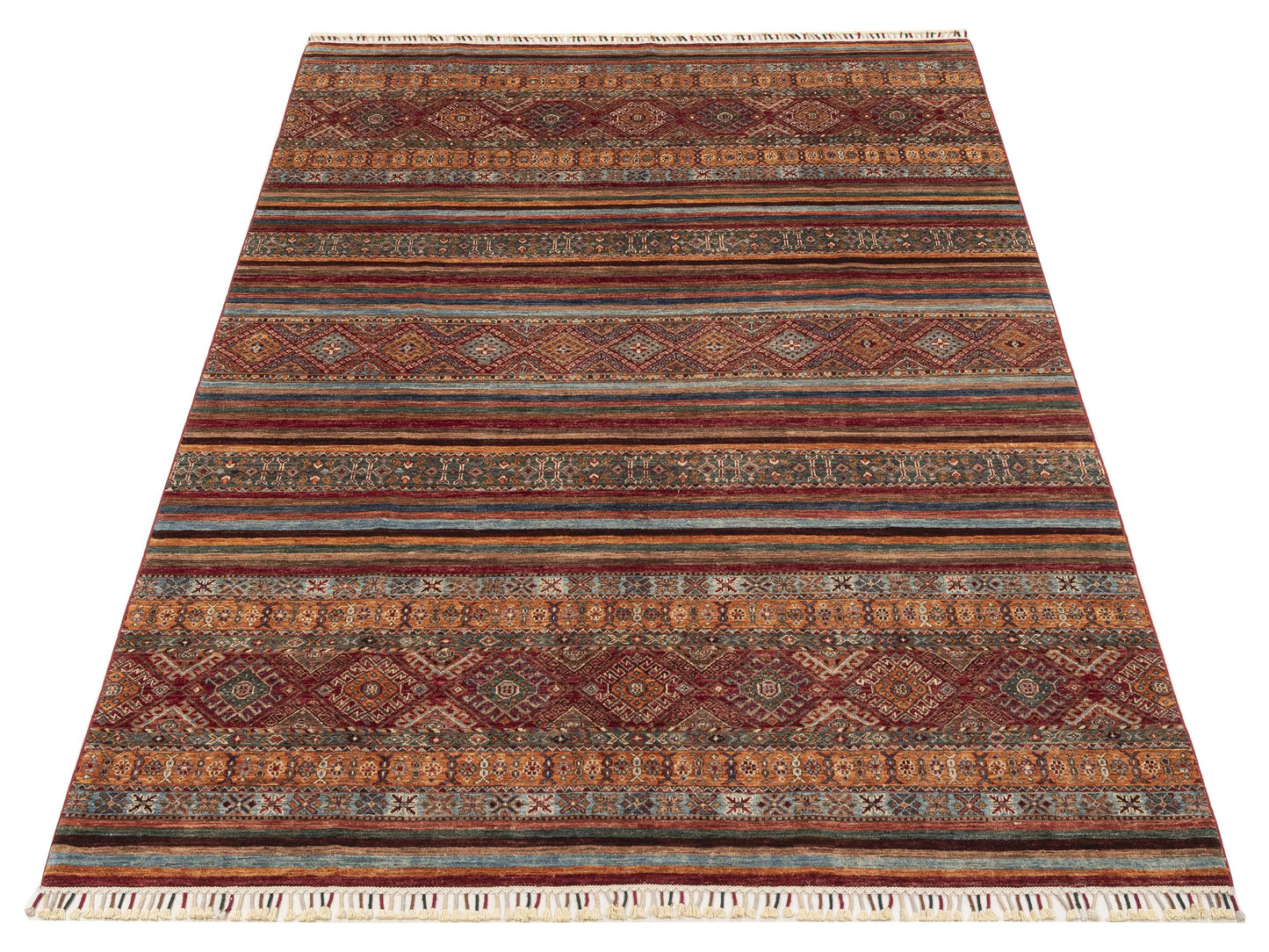 Horosan 152797 Multi Multi 6.8x9.6 Hand Knotted Rug