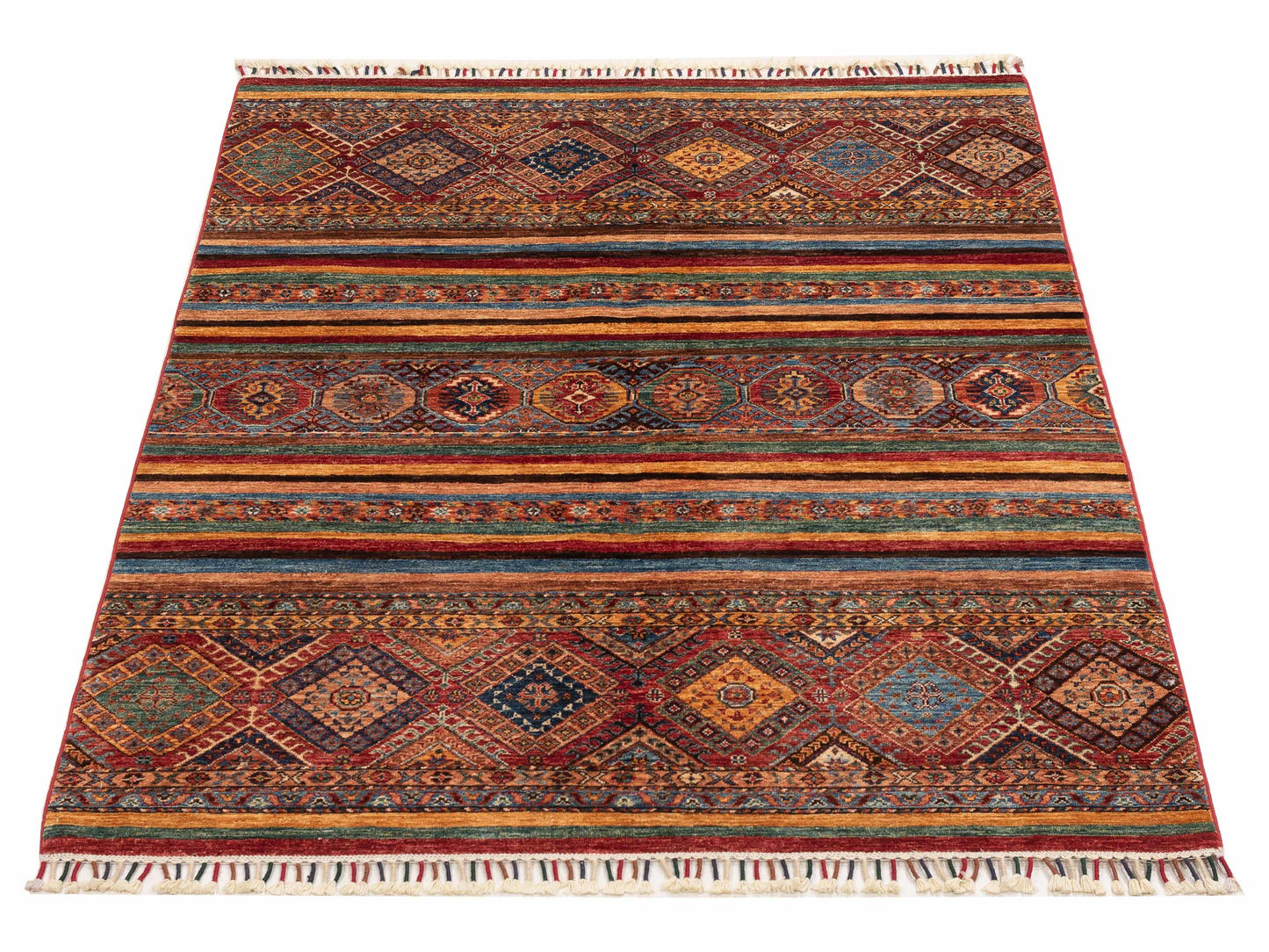 Horosan 152817 Multi Multi 5x6.7 Hand Knotted Rug