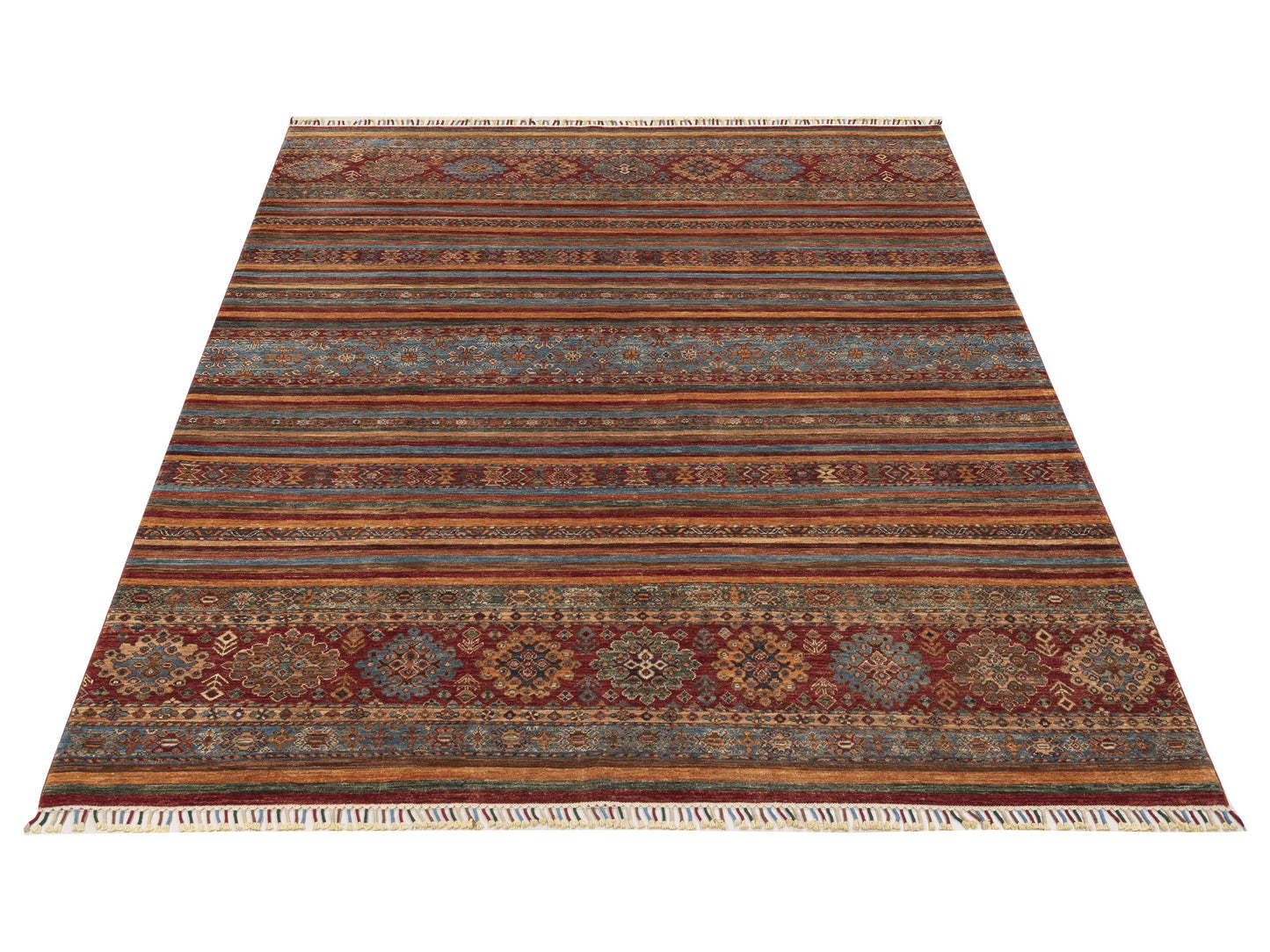 Horosan 152818 Multi Multi 8.1x10.1 Hand Knotted Rug