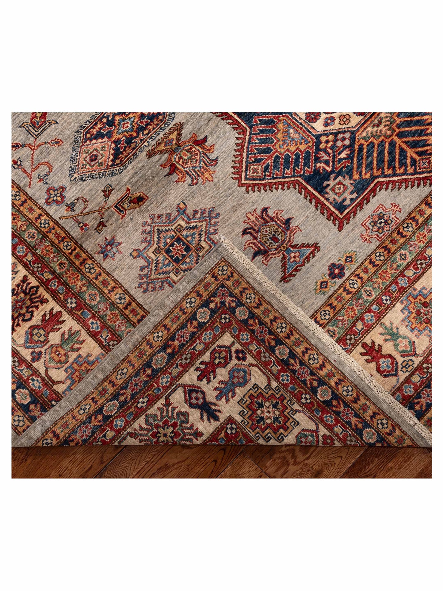 Kars 152853 Silver Ivory 8.2x9.11 Hand Knotted Rug