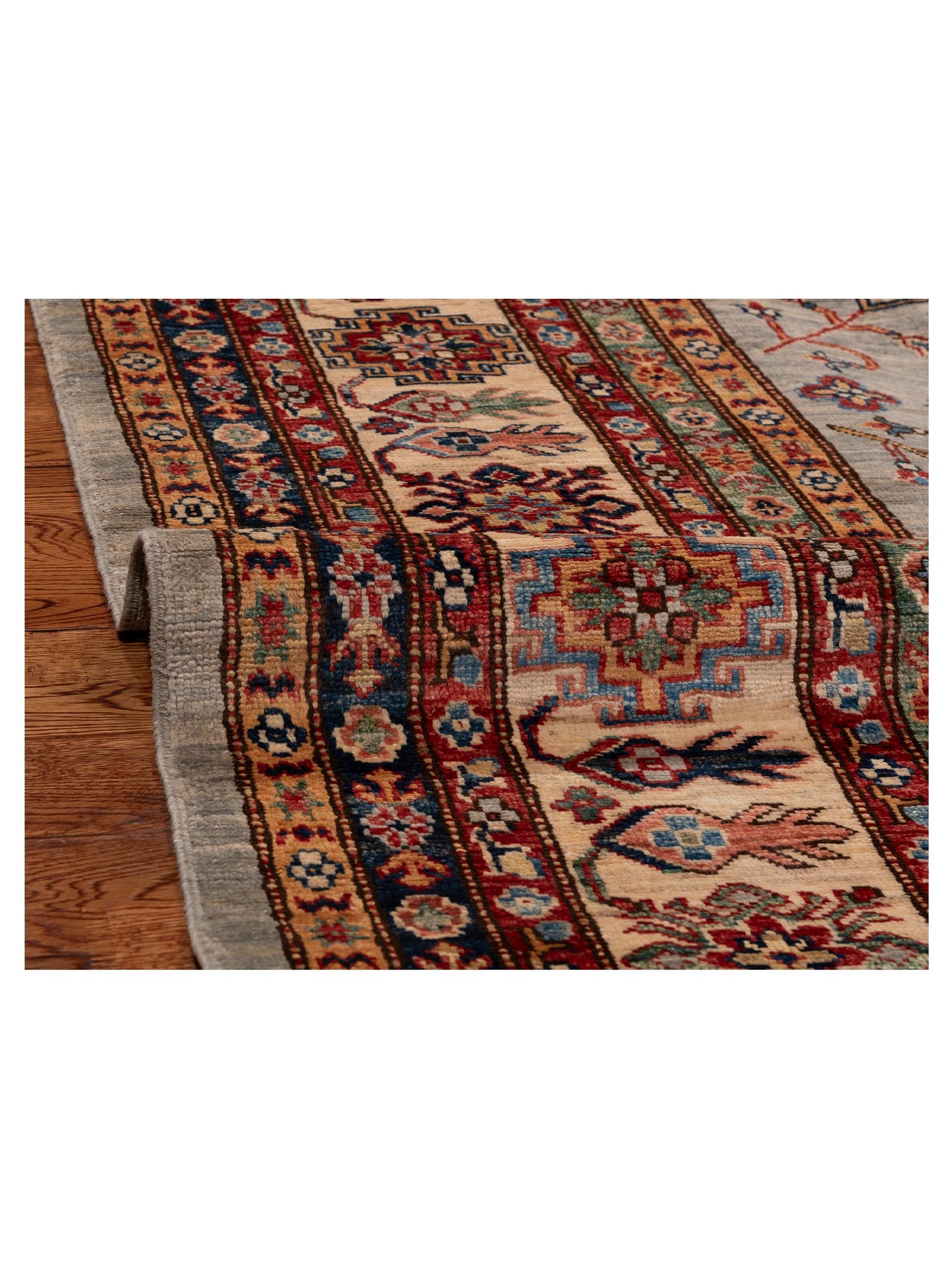 Kars 152853 Silver Ivory 8.2x9.11 Hand Knotted Rug