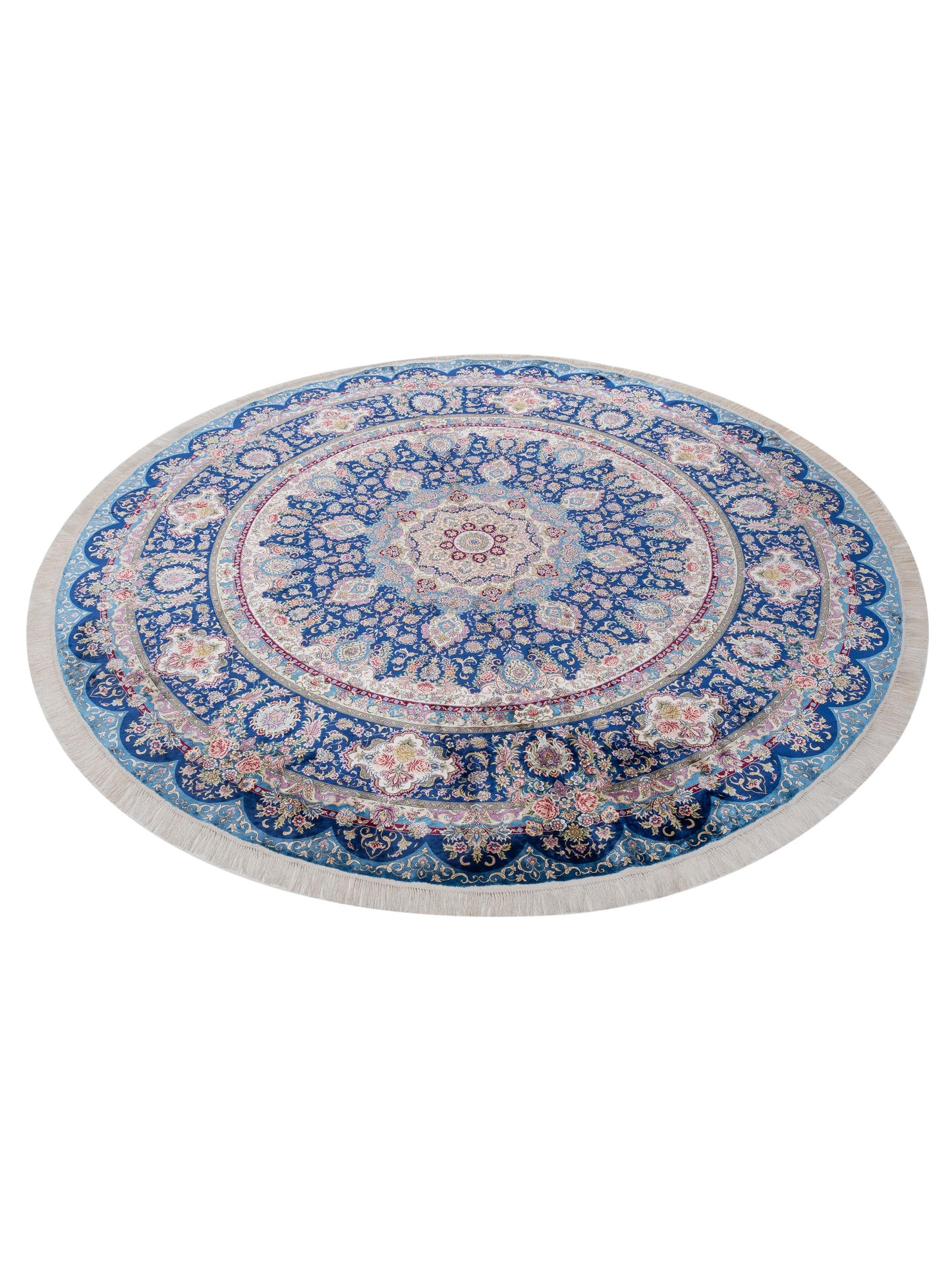 Elegance 152920 Blue Blue 9.11x10 Hand Knotted Rug