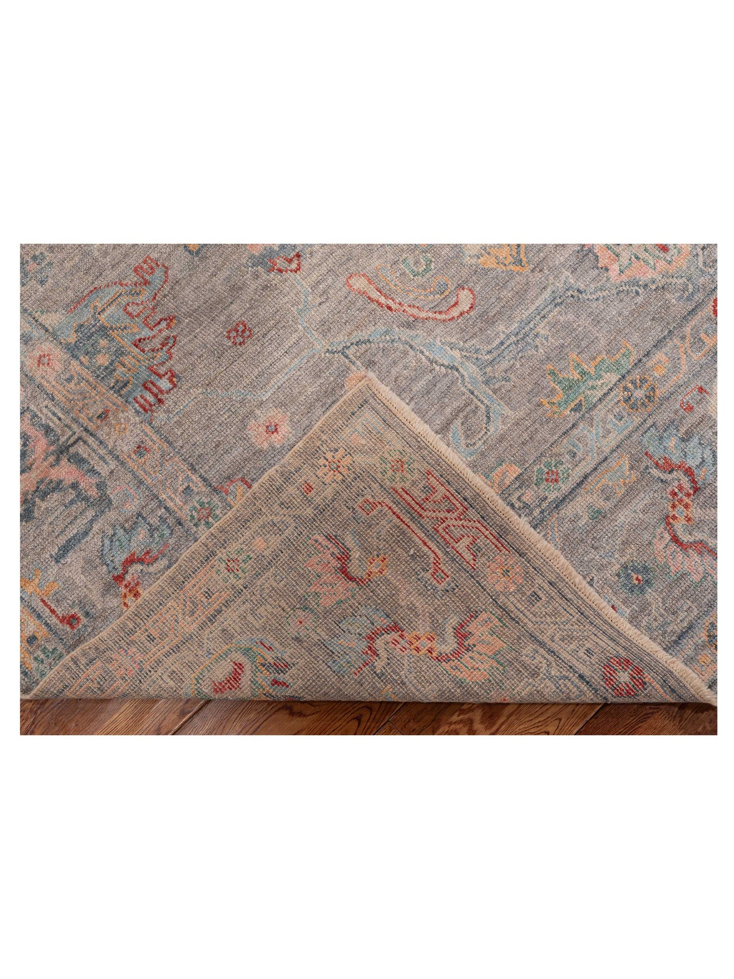 Angora Oushak 152924 Brown Brown 7.9x9.7 Hand Knotted Rug