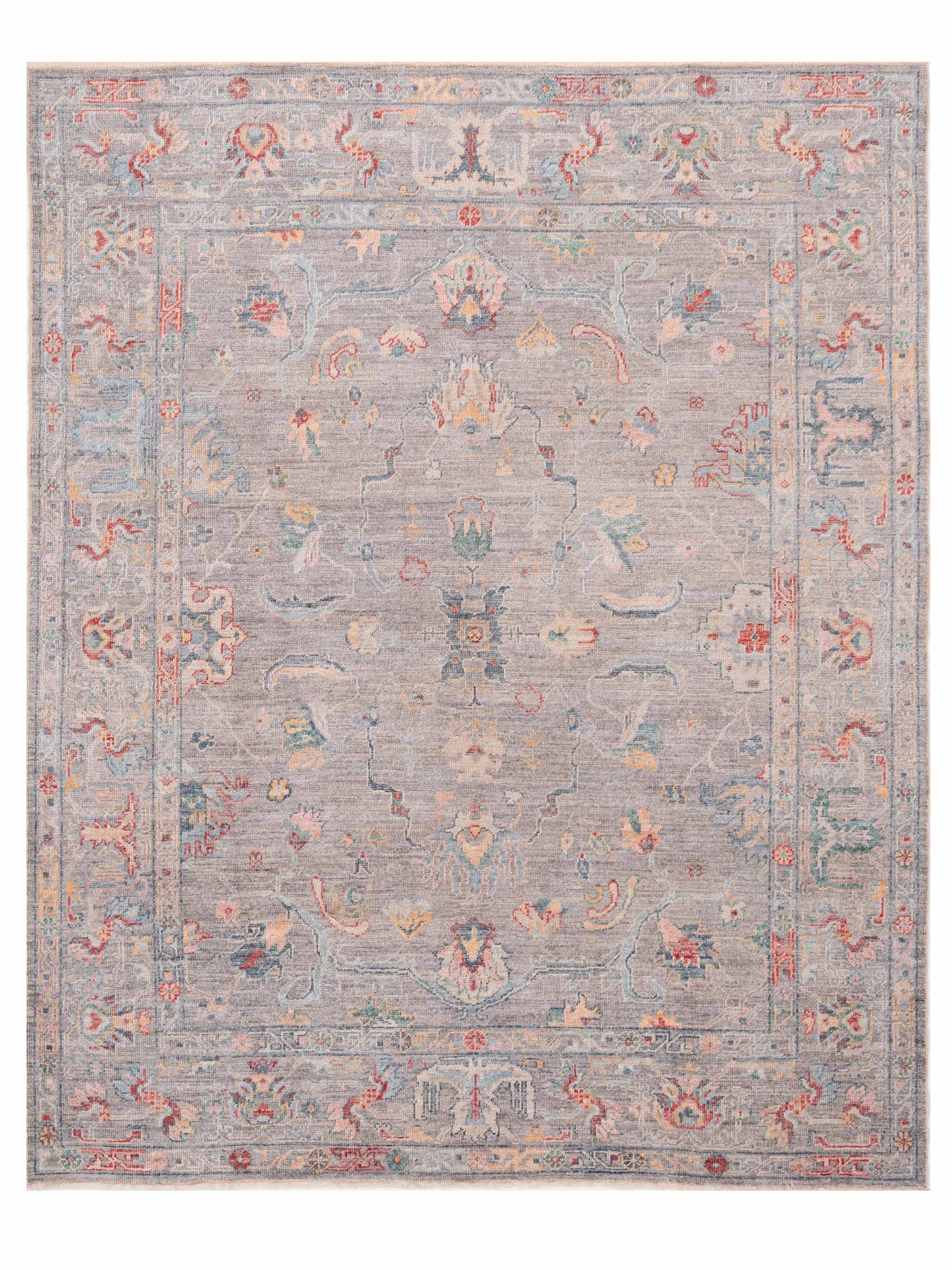 Anadol Angora Oushak Brown Brown Traditional