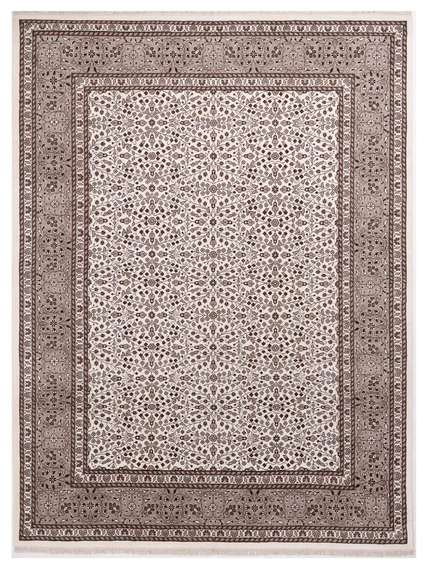 Pasha Kayseri Ivory Brown Traditional