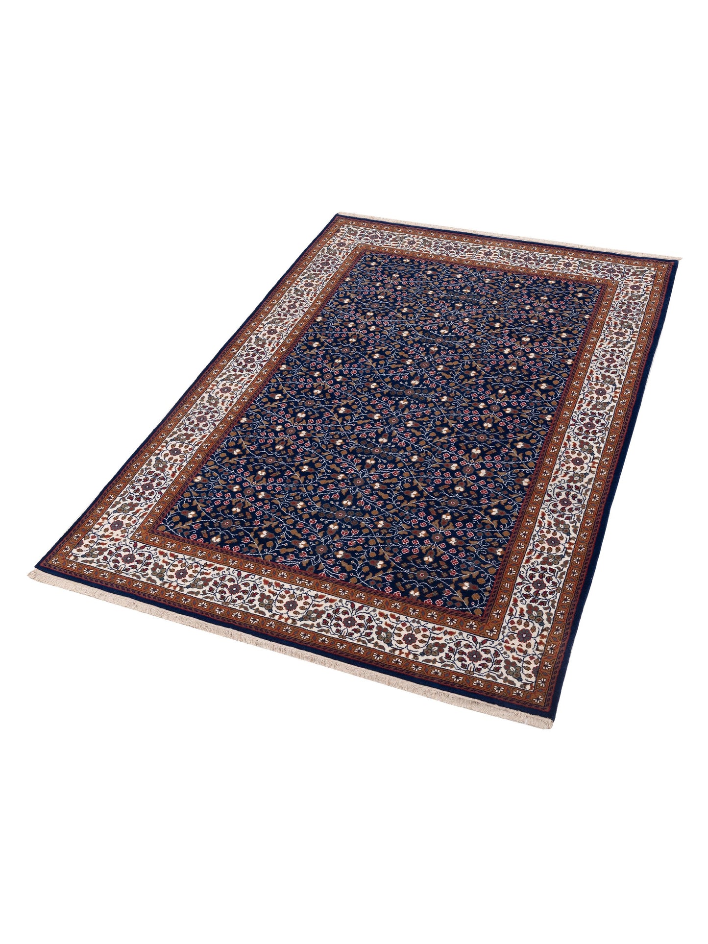 Kayseri 152986 Blue Ivory 6.10x9.10 Hand Knotted Rug