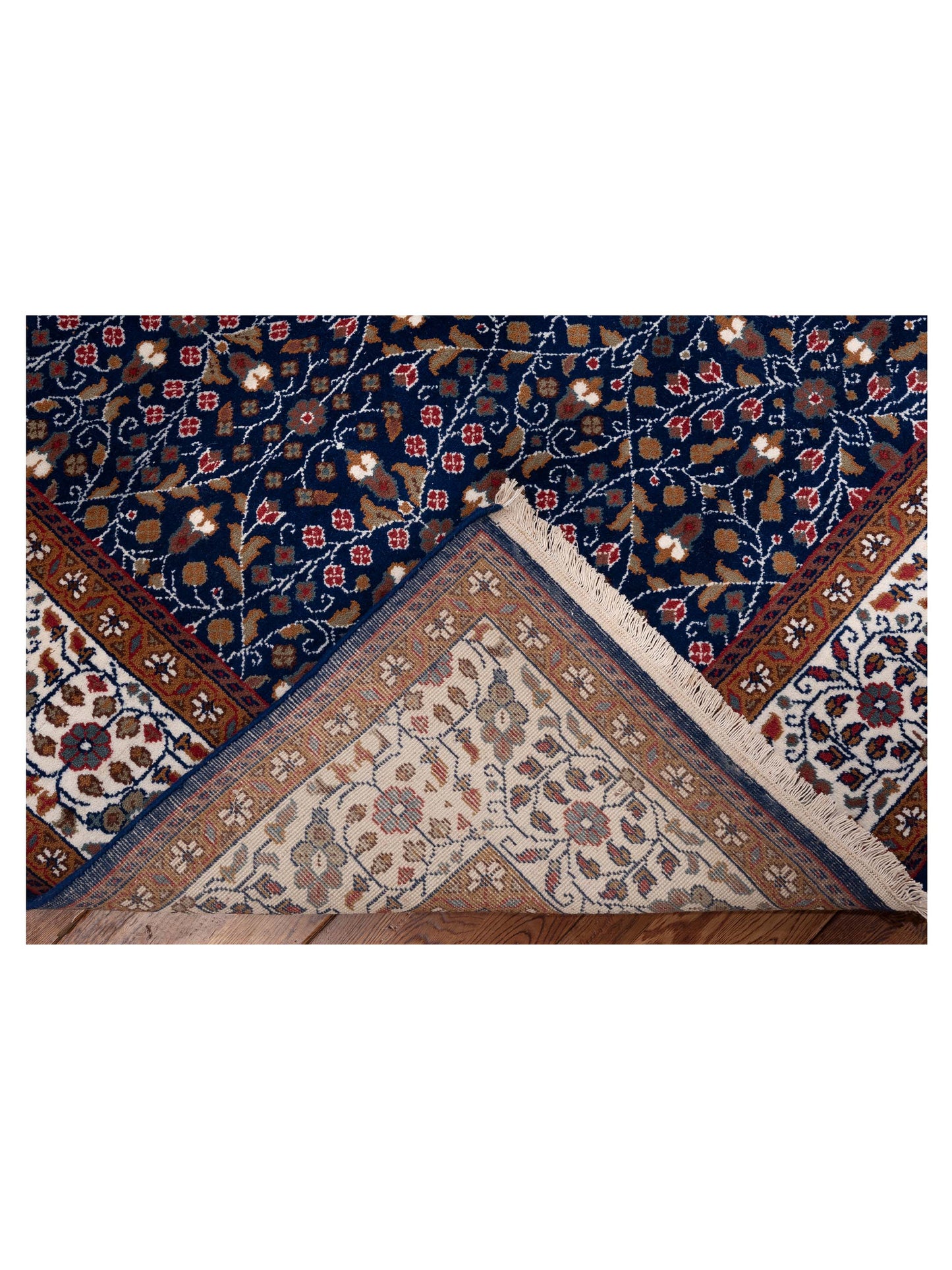 Kayseri 152986 Blue Ivory 6.10x9.10 Hand Knotted Rug