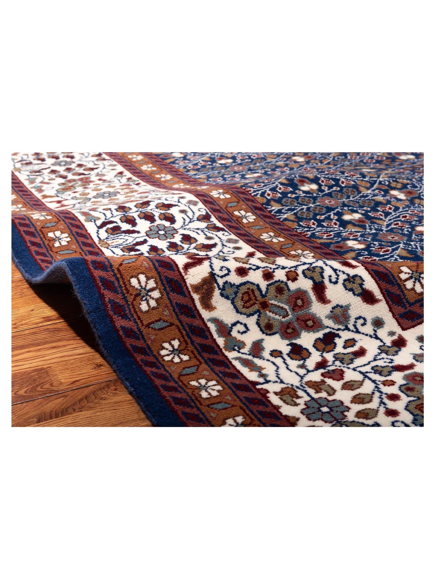 Kayseri 153005 Blue Ivory 10x13.5 Hand Knotted Rug