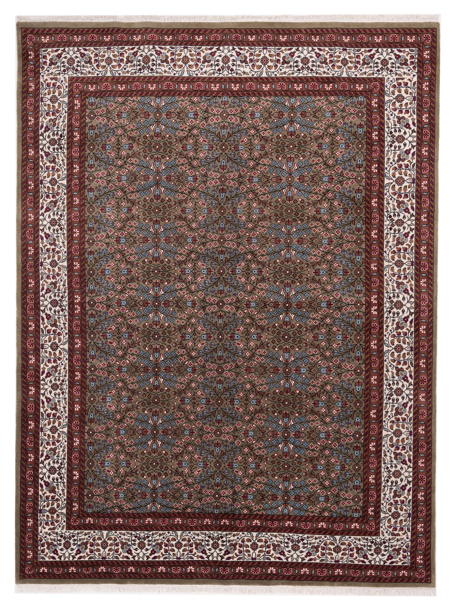 Pasha Kayseri Green Ivory Traditional