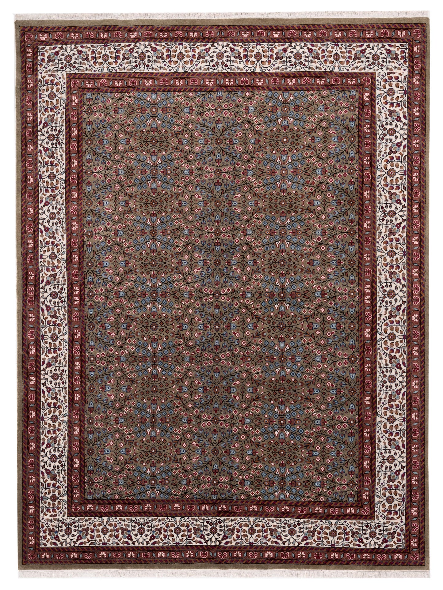 Pasha Kayseri Green Ivory Traditional
