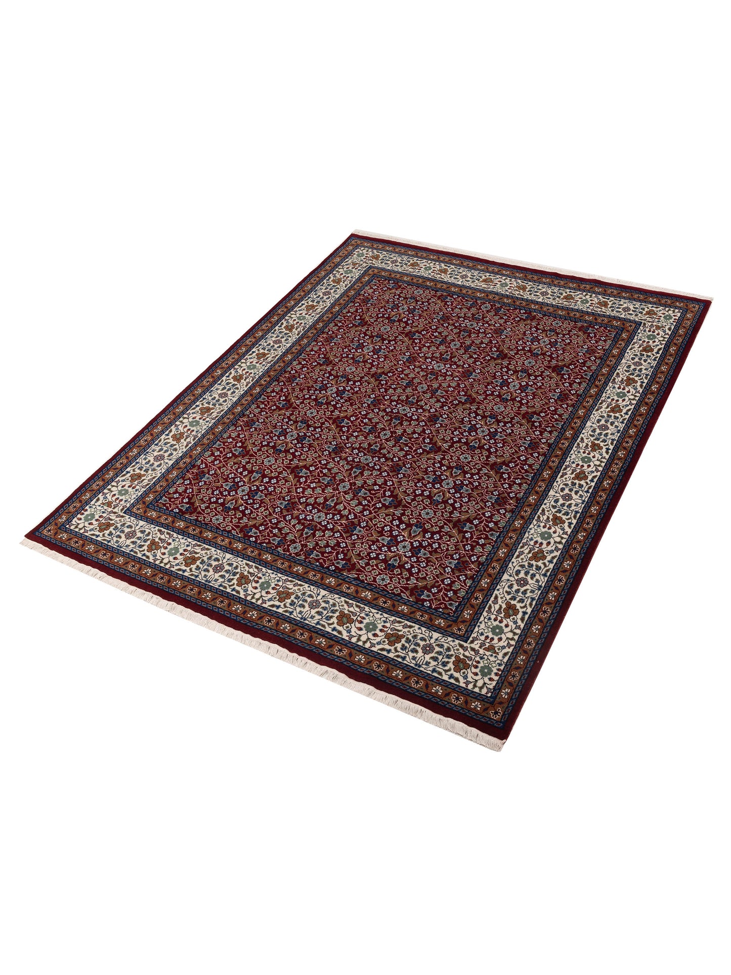 Kayseri 153016 Red Ivory 7.11x10.7 Hand Knotted Rug