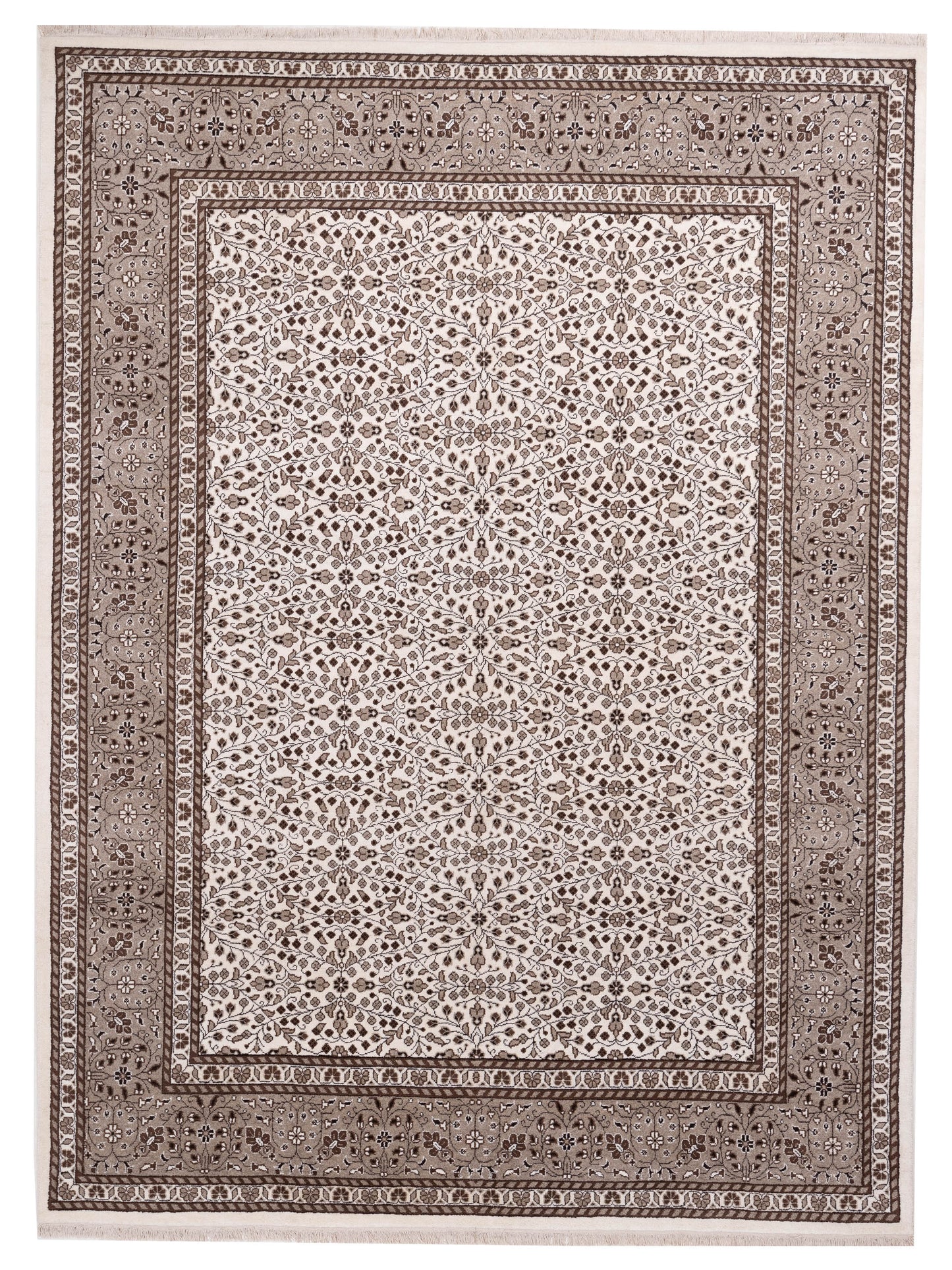 Pasha Kayseri Ivory Brown Traditional