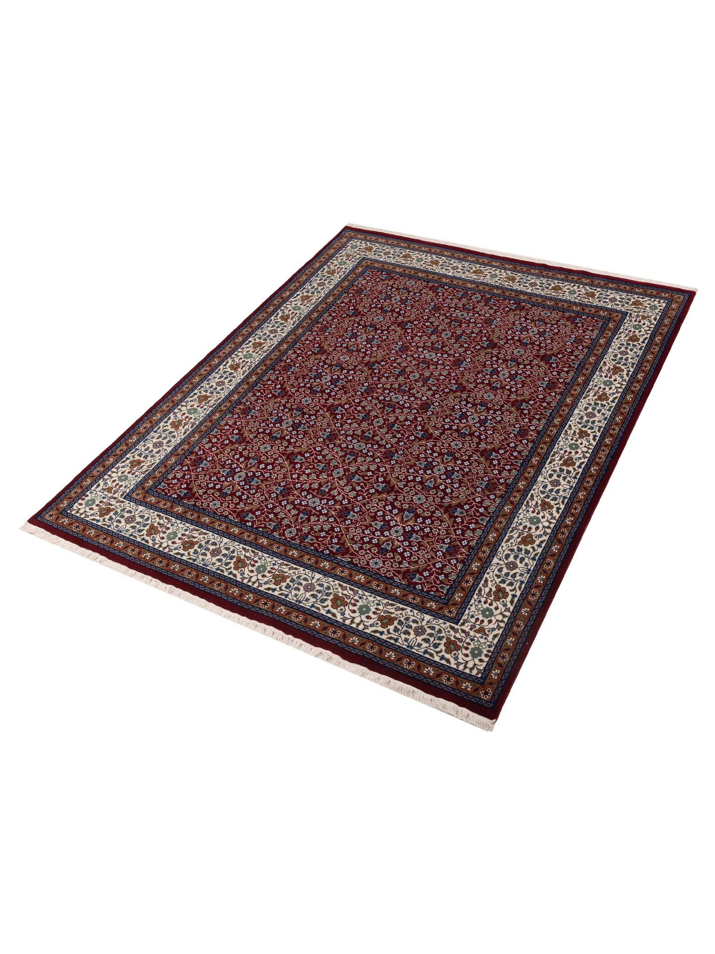 Kayseri 153136 Red Ivory 8x10 Hand Knotted Rug