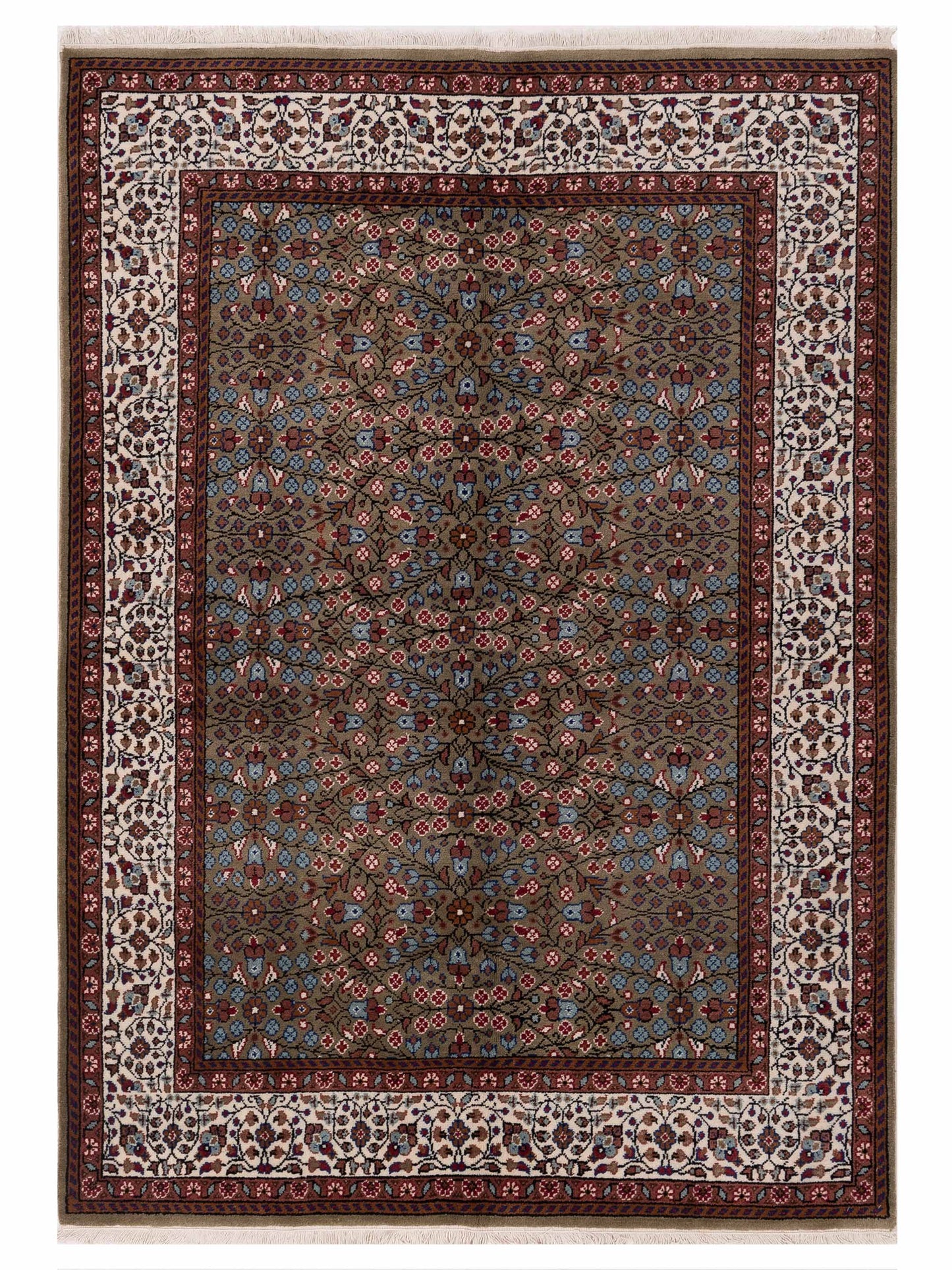 Pasha Kayseri Green Ivory Traditional