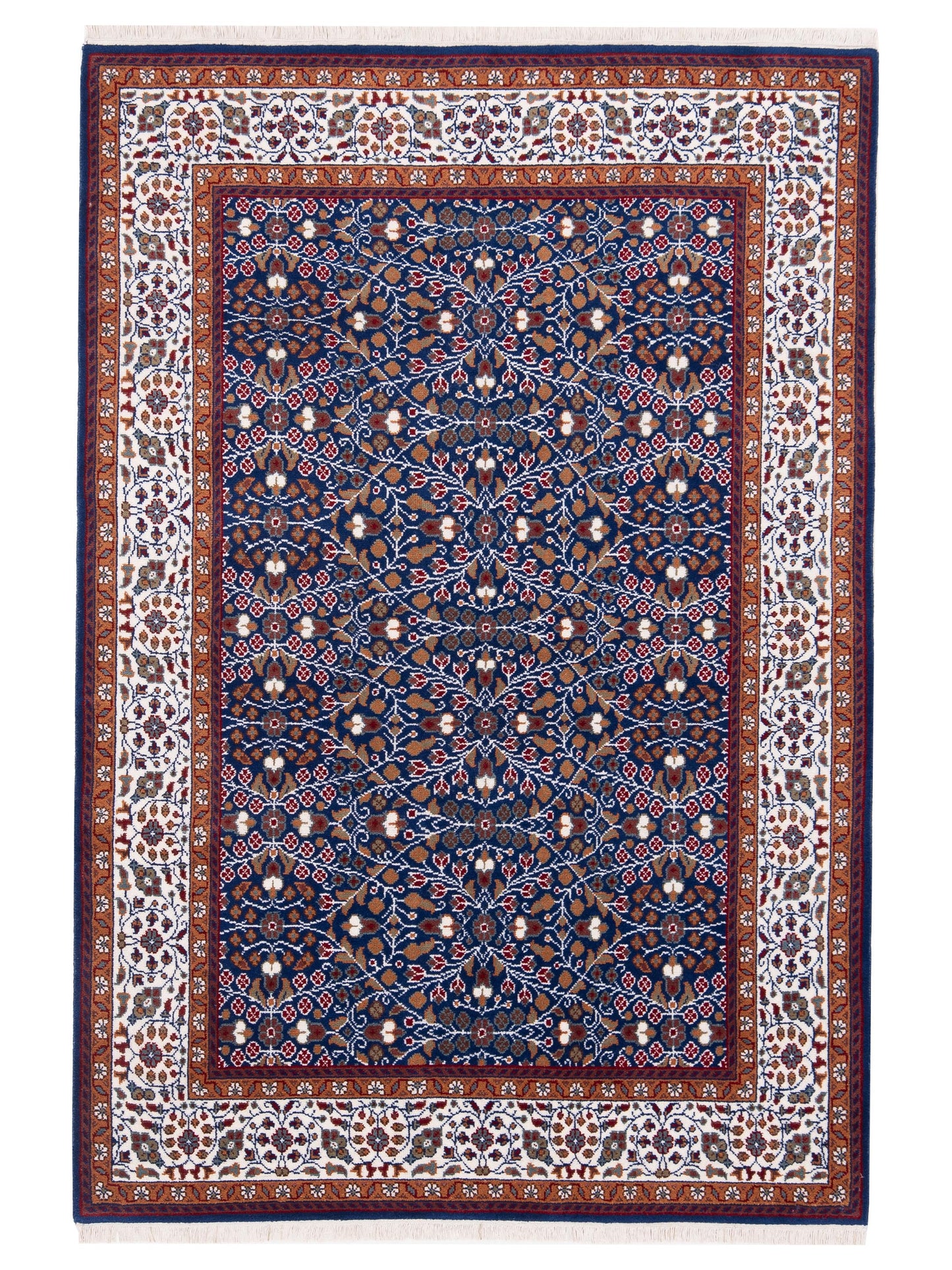 Pasha Kayseri Dark Blue Ivory Traditional
