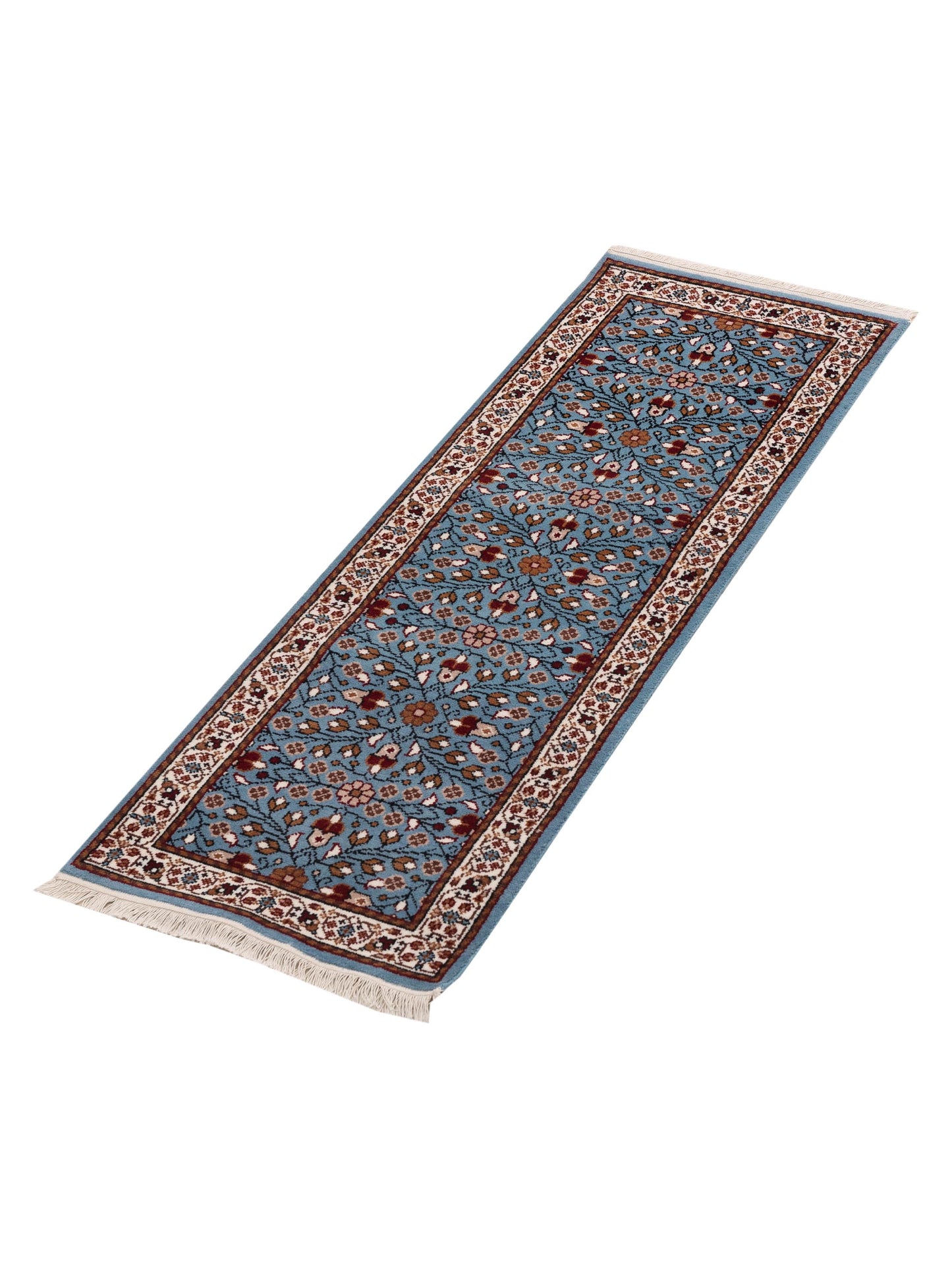 Kayseri 153211 Blue Ivory 2.1x6.1 Hand Knotted Rug
