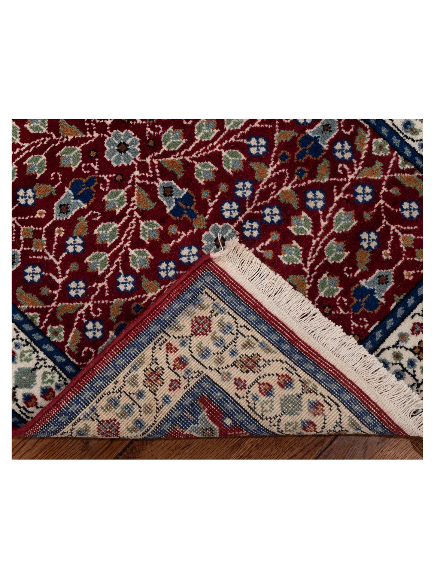 Kayseri 153266 Red Ivory 2.9x13.1 Hand Knotted Rug