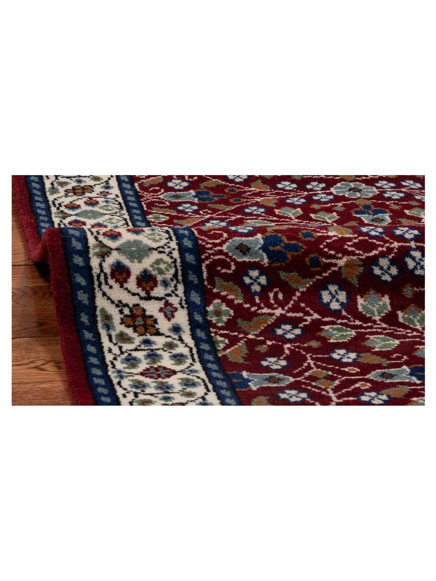 Kayseri 153266 Red Ivory 2.9x13.1 Hand Knotted Rug