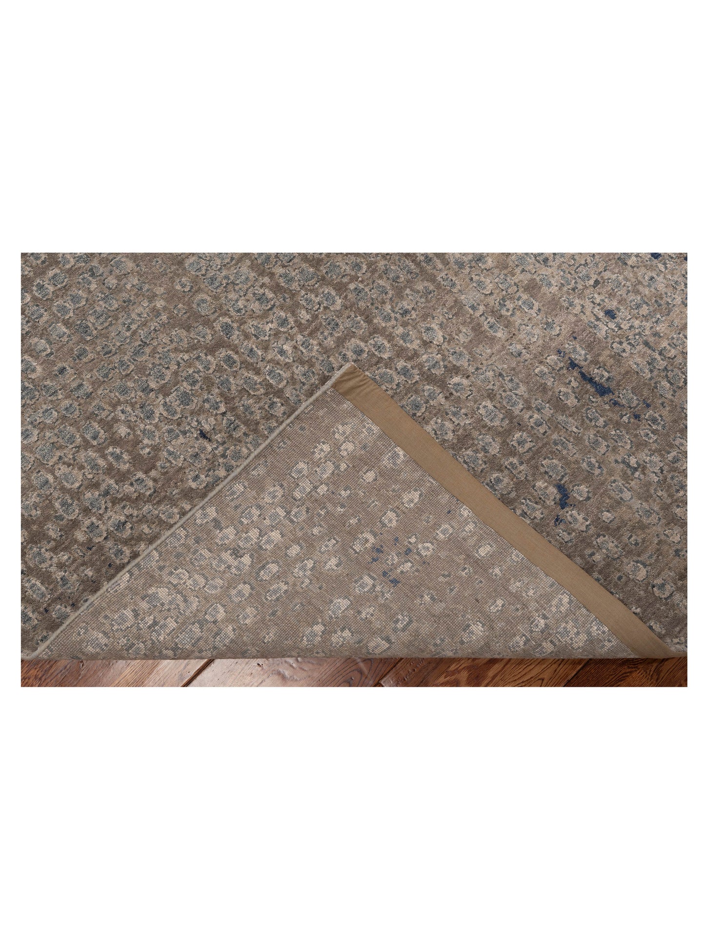 Dazzling 153377 Green Blue 9.1x12.2 Hand Knotted Rug