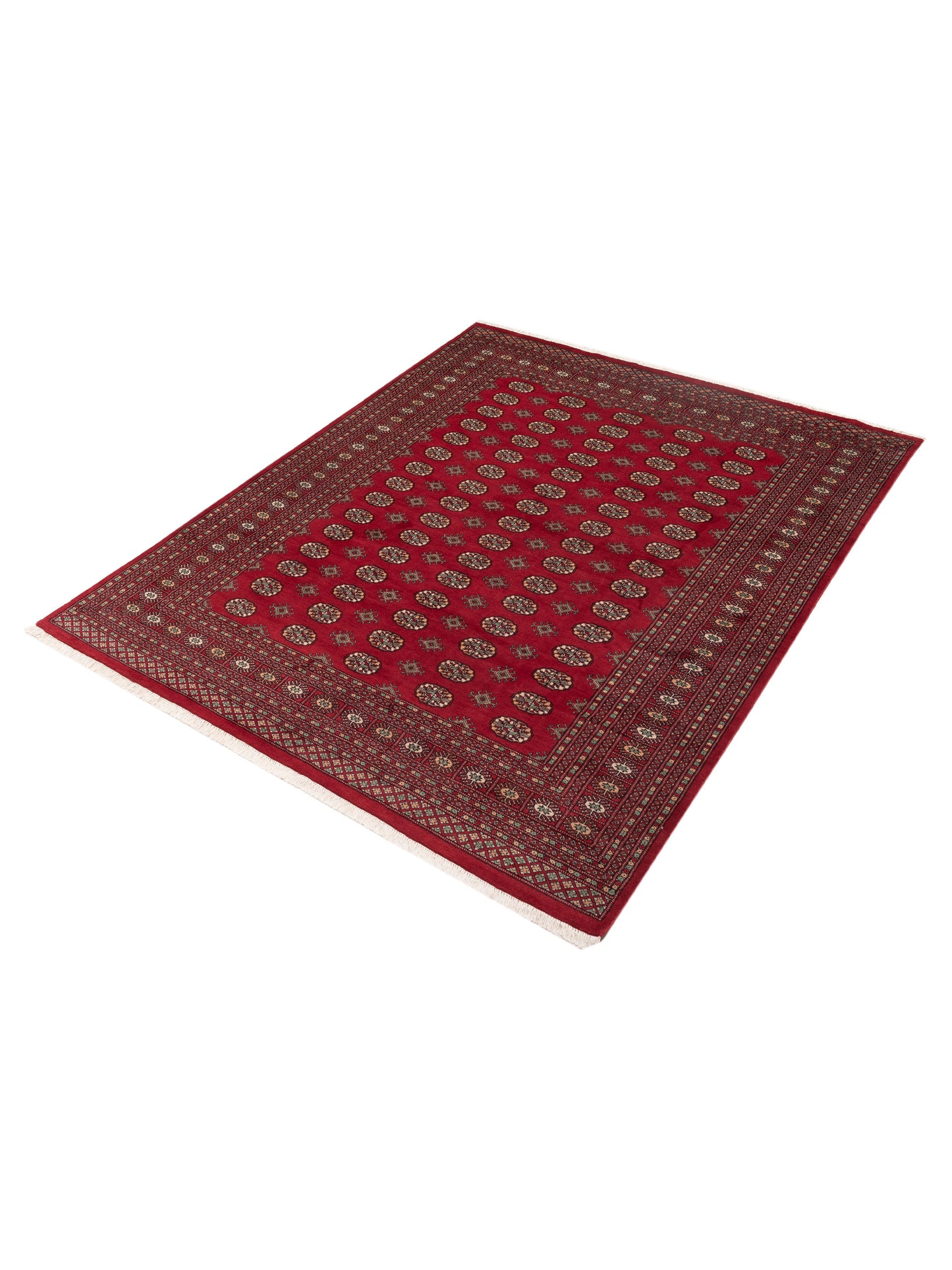 Bokhara 153396 Red Red 8.1x9.11 Hand Knotted Rug