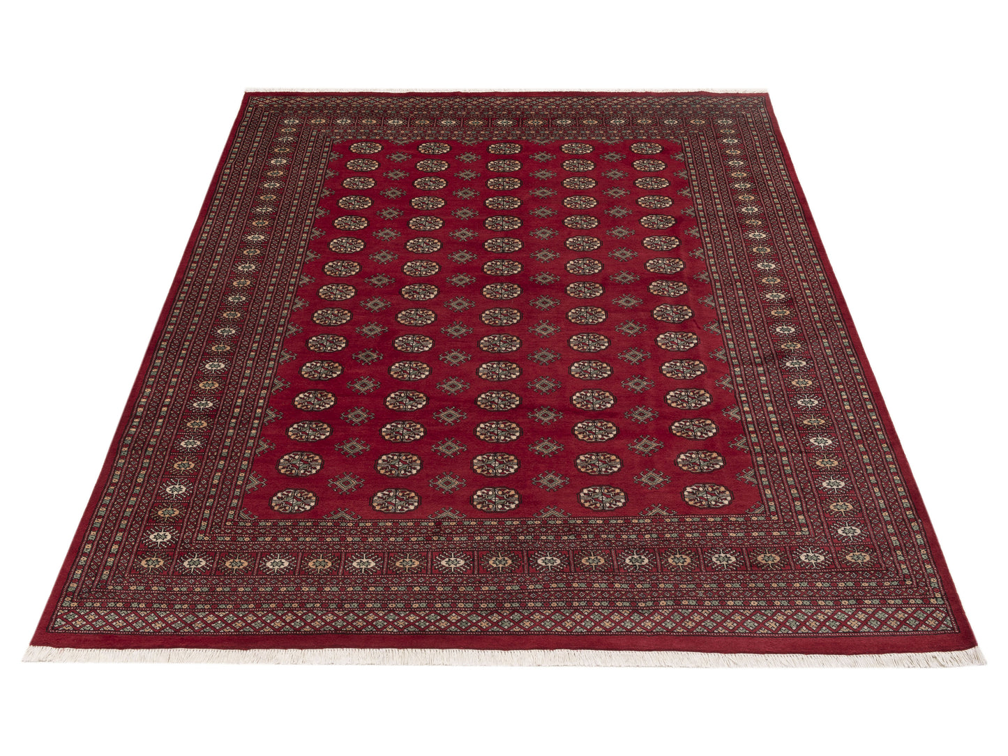 Bokhara 153396 Red Red 8.1x9.11 Hand Knotted Rug