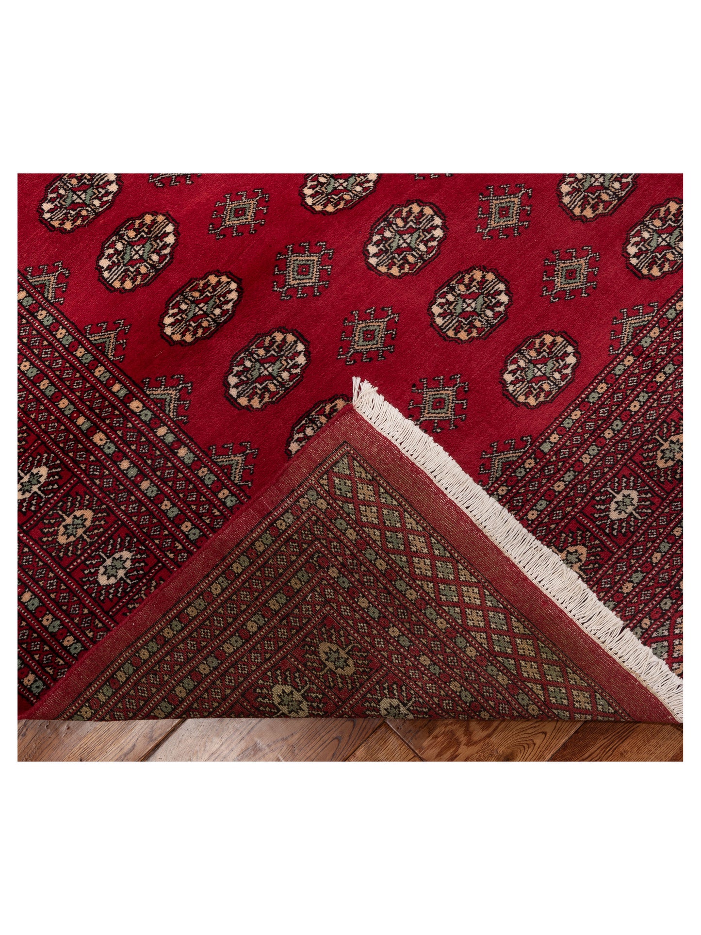 Bokhara 153396 Red Red 8.1x9.11 Hand Knotted Rug