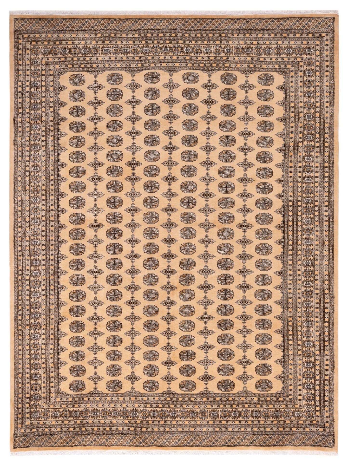 Nomad Bokhara Beige Beige Traditional