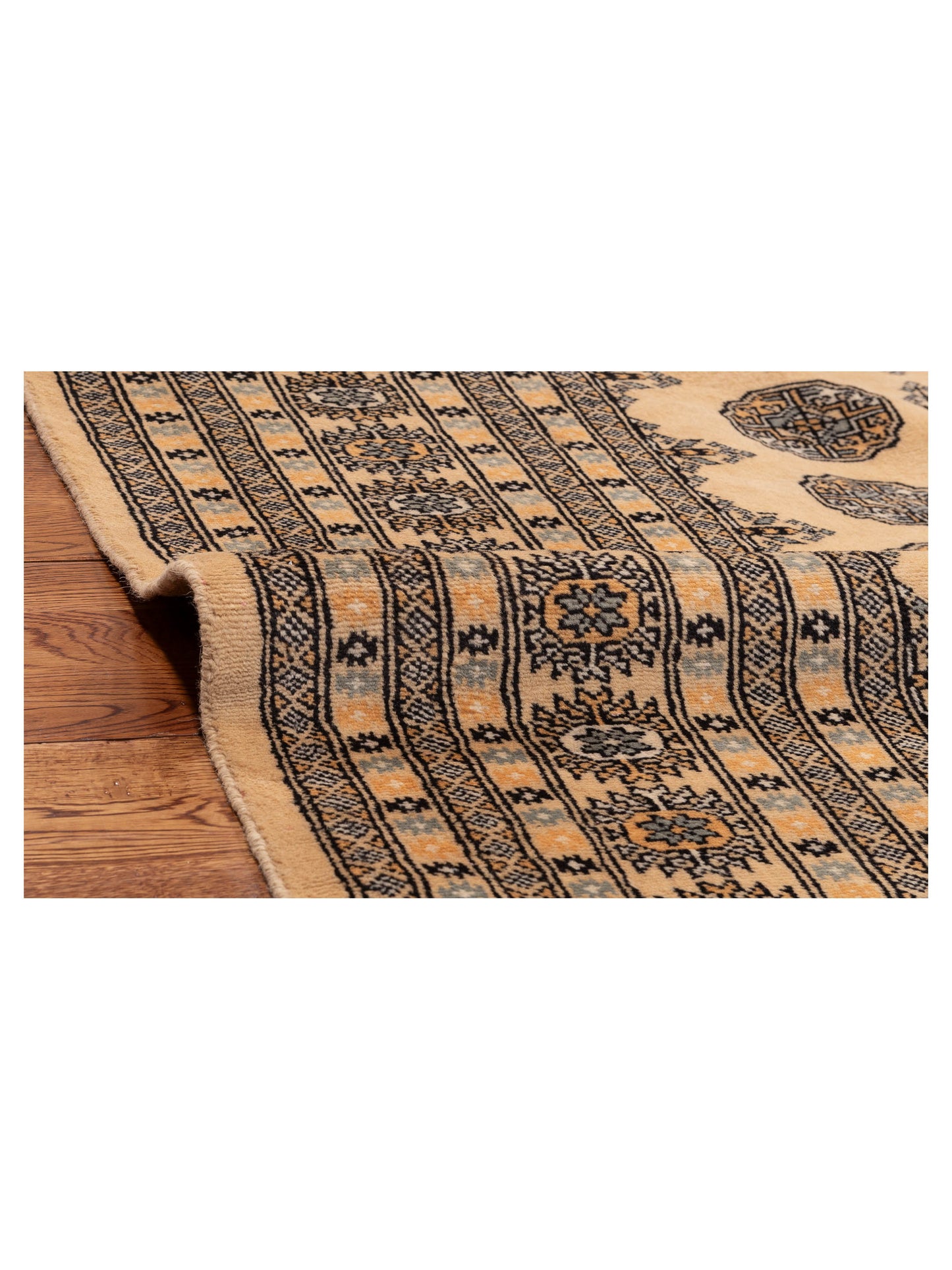 Bokhara 153402 Beige Beige 8.3x9.11 Hand Knotted Rug